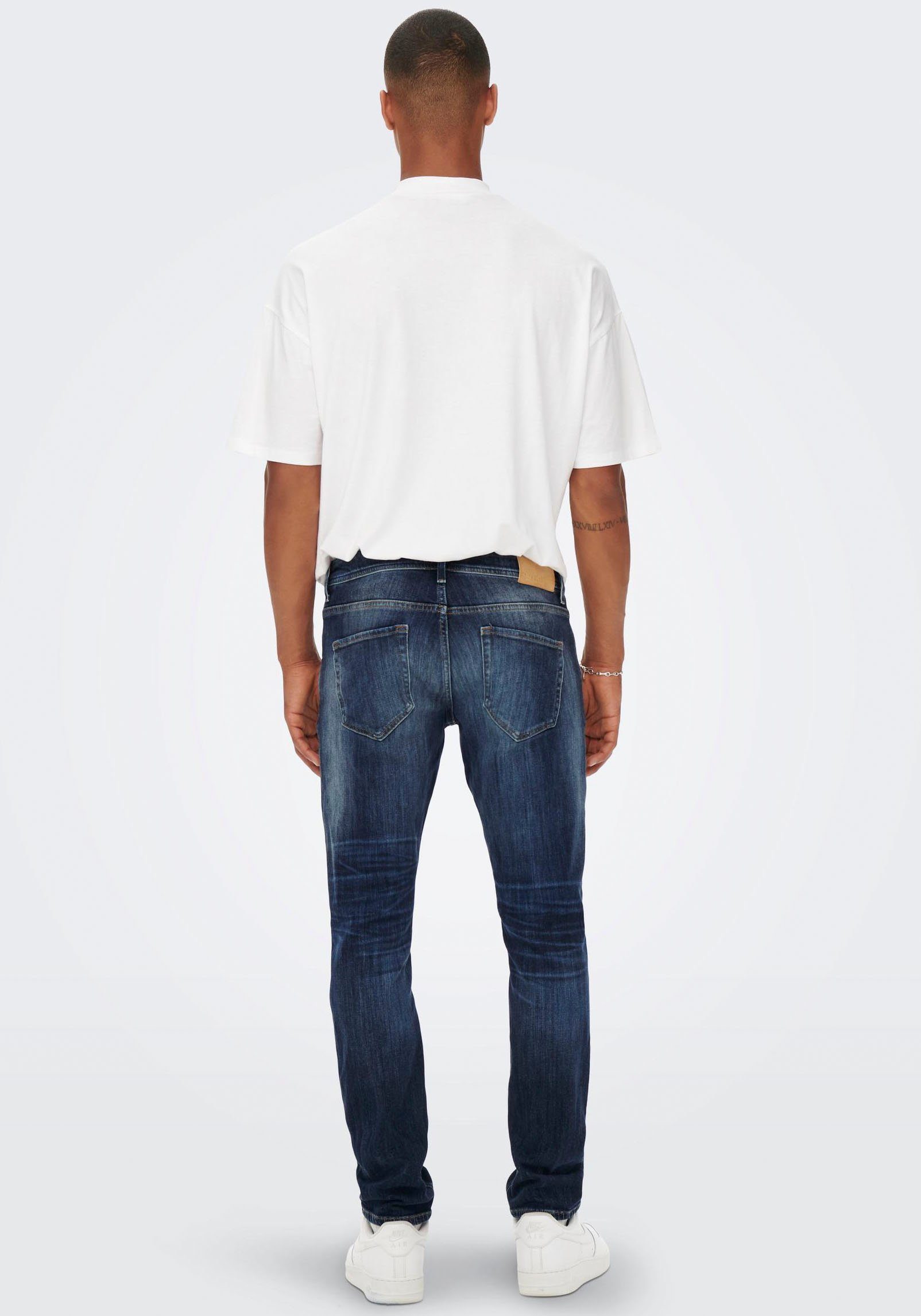 ONLY & SONS Straight-Jeans ONSWEFT REGULAR WB 0021 TAI DNM NOOS im 4-Pocket-Style