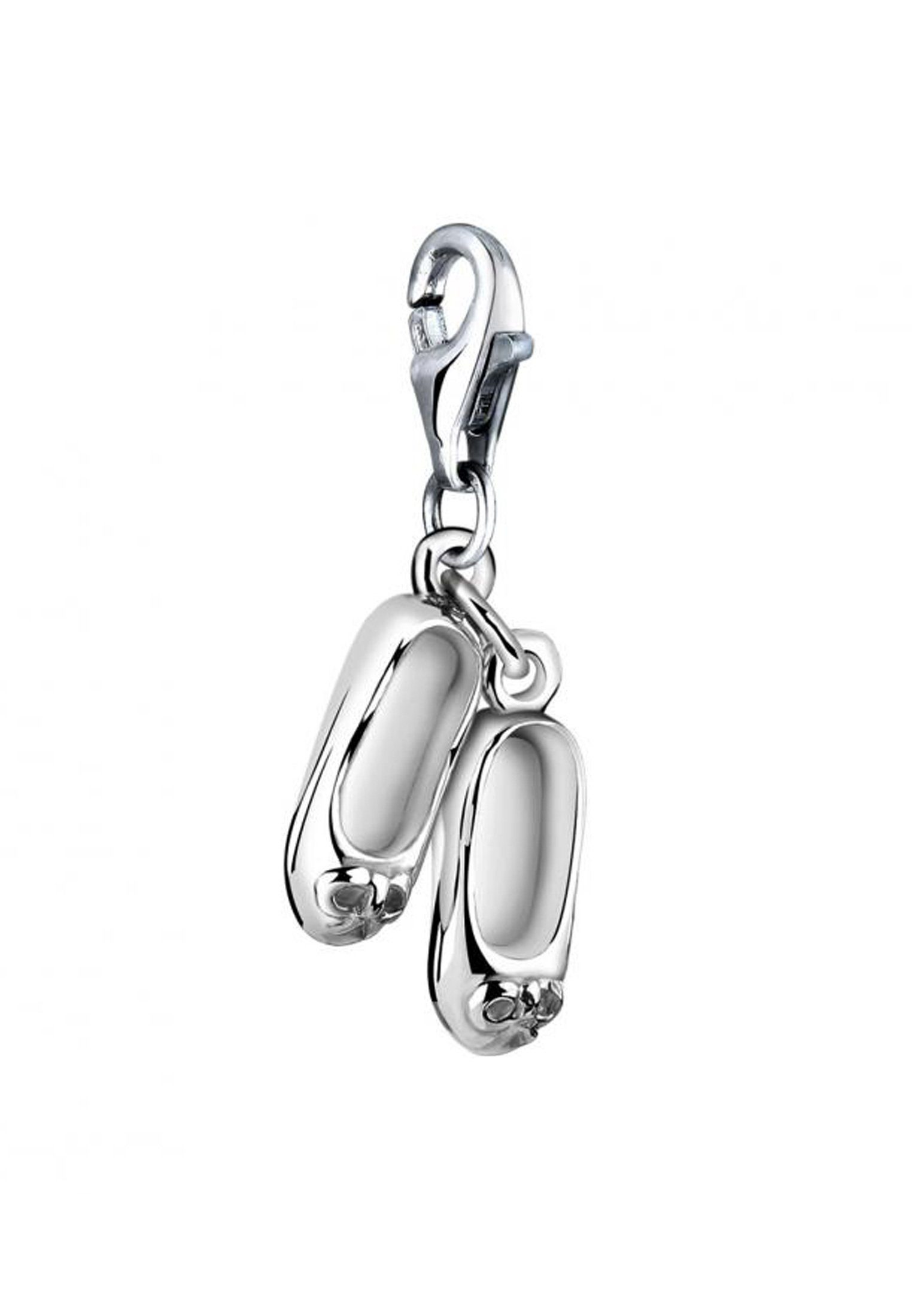 Nenalina Charm-Einhänger Ballerina-Schuhe Anhänger Ballett 925 Silber, Ballerina