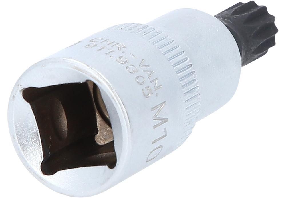Thumbnail - KS Tools Bohrer- und Bitset 1/2" Bit-Stecknuss XZN, kurz, M10
