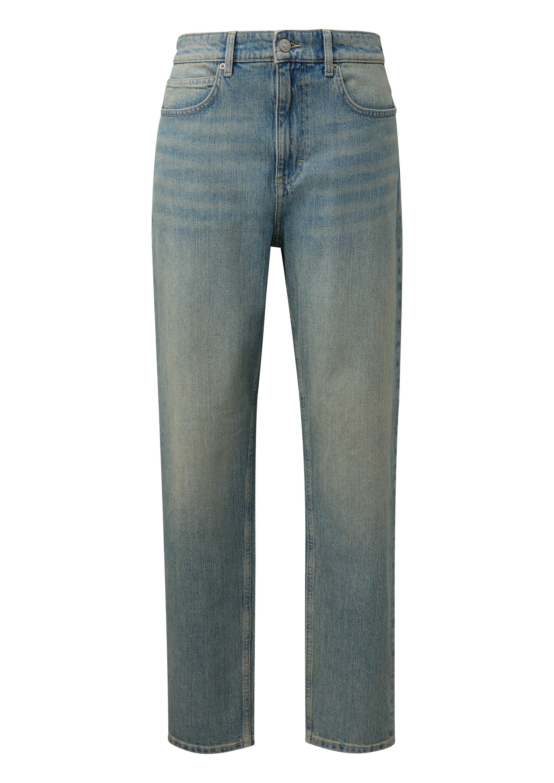 QS Regular-fit-Jeans Jeans-Hose Devon: Relaxed Fit / Mid Rise / Tapered Leg