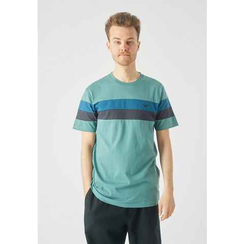 Cleptomanicx T-Shirt Doust mit modischem Colorblocking-Design