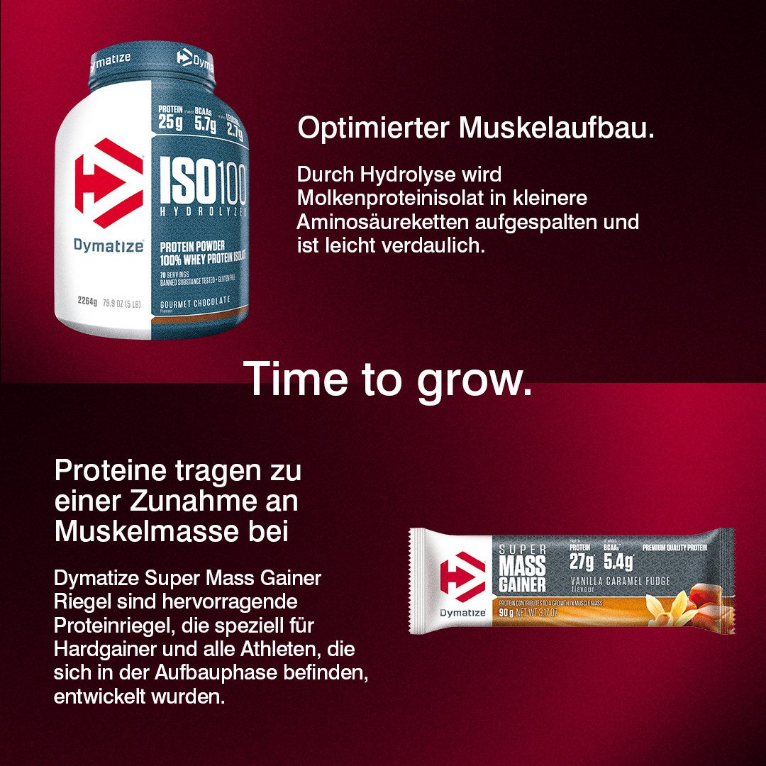 Dymatize Weight-Gainer Pulver Super Mass Kohlenhydrate Gourmet Vanilla 2943 g Pulver, 2943 g