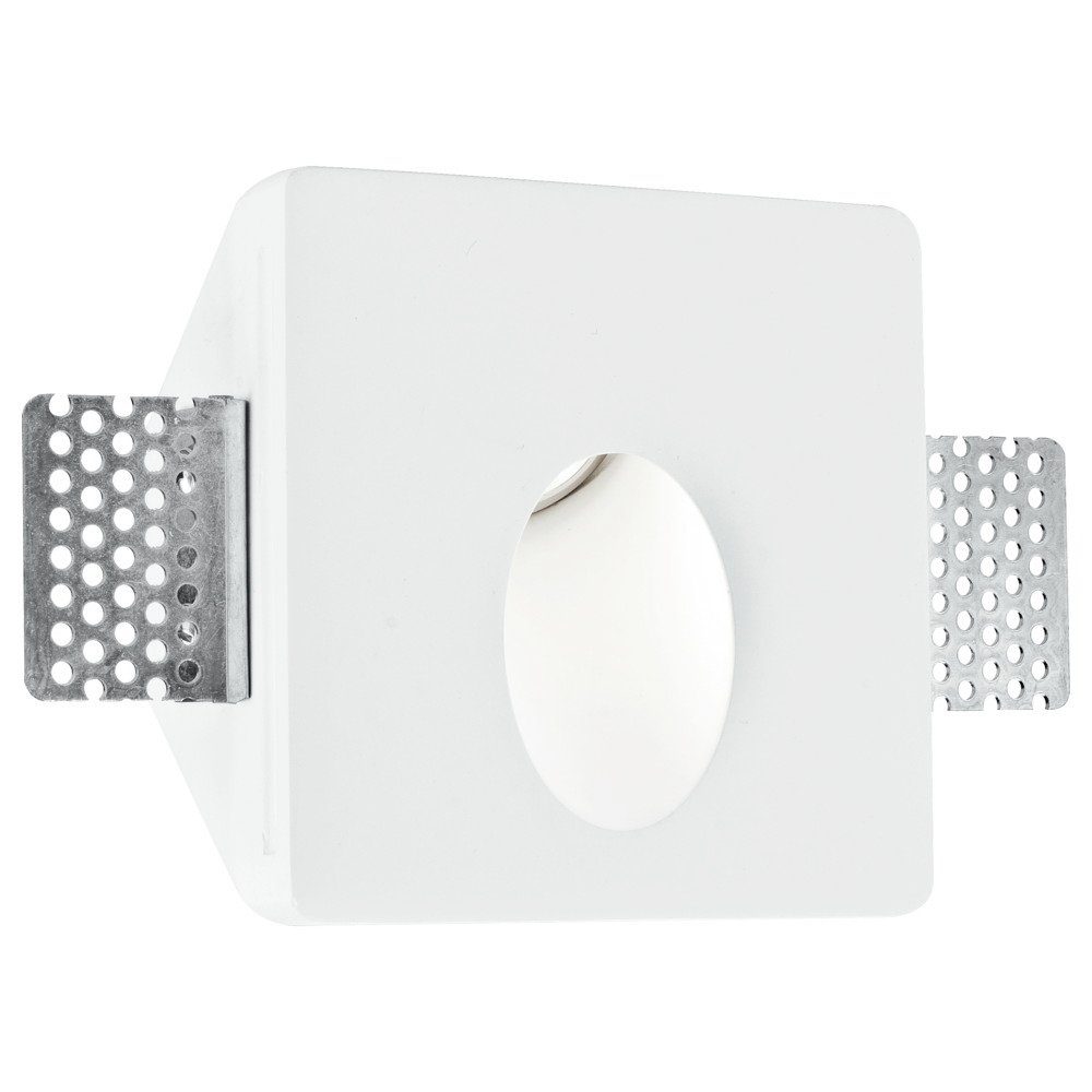 click-licht Einbauleuchte Gips Wandeinbauleuchte Ariel in weiß, 1-flammig, GU10 Reflektor -, keine Angabe, Leuchtmittel enthalten: Nein, warmweiss, Einbaustrahler, Einbauleuchte