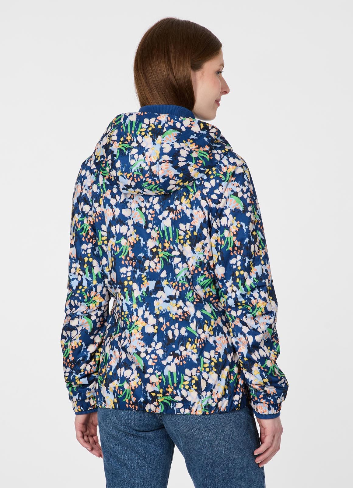 Ragwear Outdoorjacke DIZZIE PRINT mit hochschließendem Kragen, normale Passform, pflegeleicht