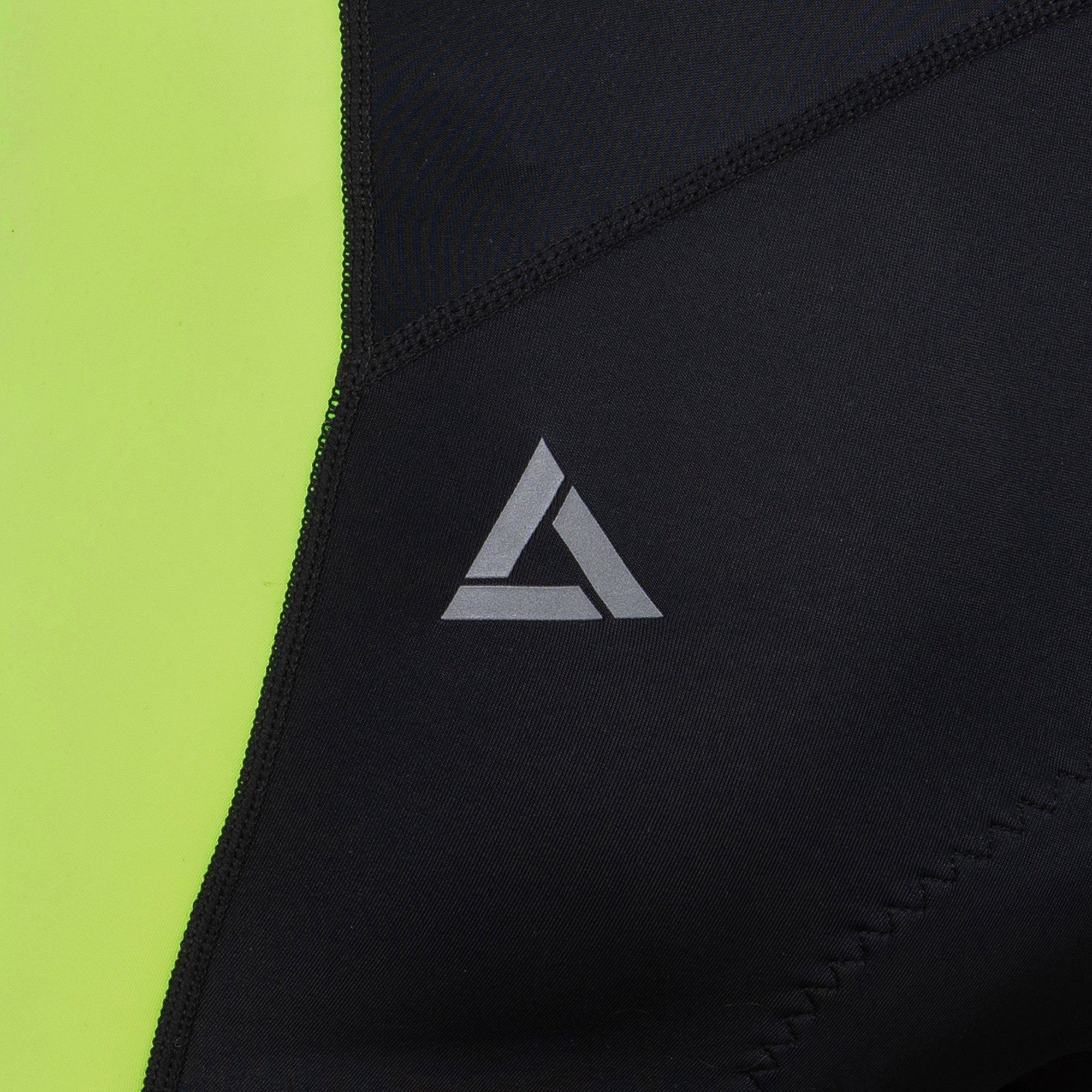 Airtracks Fahrradhose Herren Fahrradhose mit Träger Kurz Pro Line (Radhose mit 3D Air Flow Perforated Polster,& Quick Dry Funktion) » S M L XL XXL XXXL «