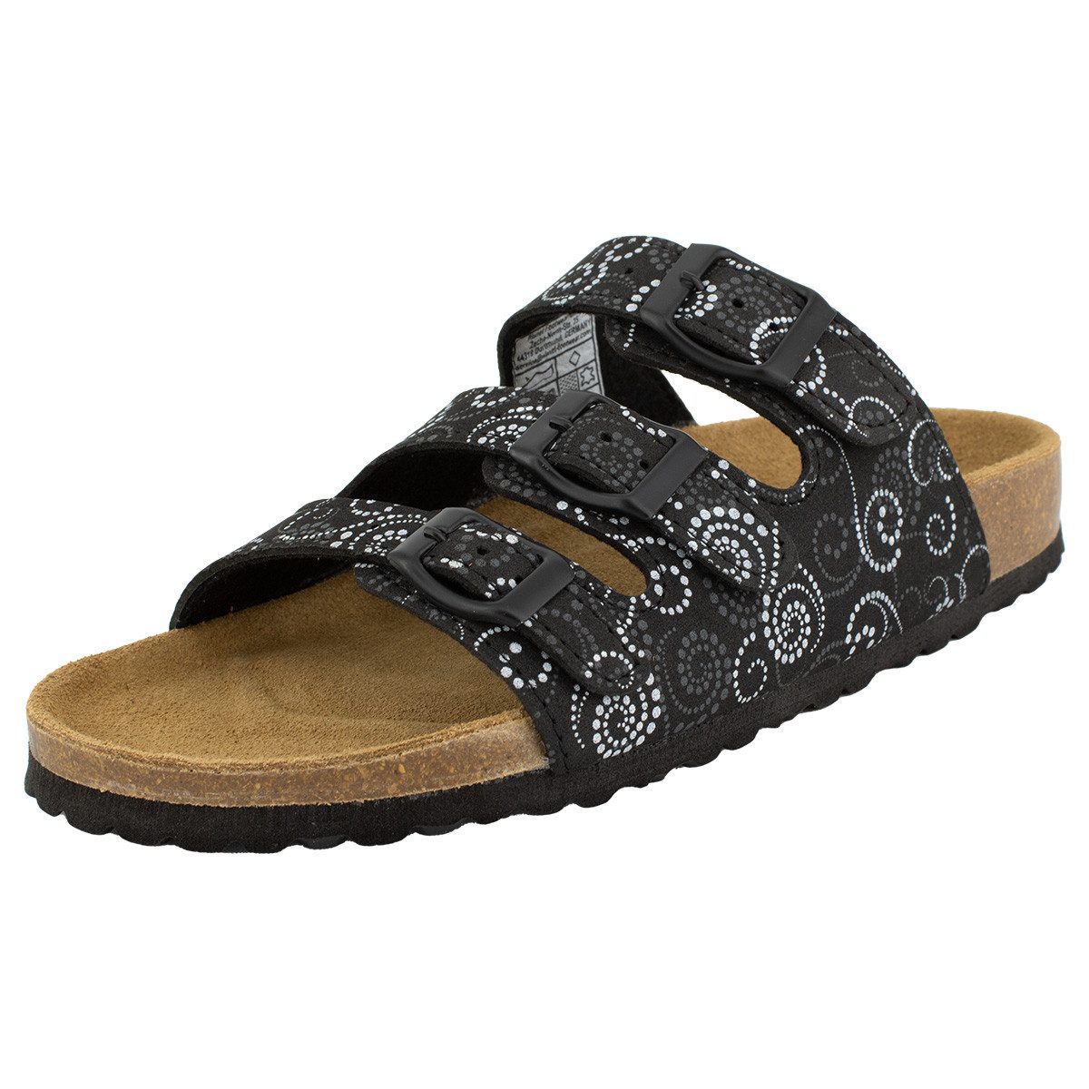 SUPERSOFT Classic Pantolette (1-tlg) Pantoletten - Lederdecksohle, Korkfußb günstig online kaufen