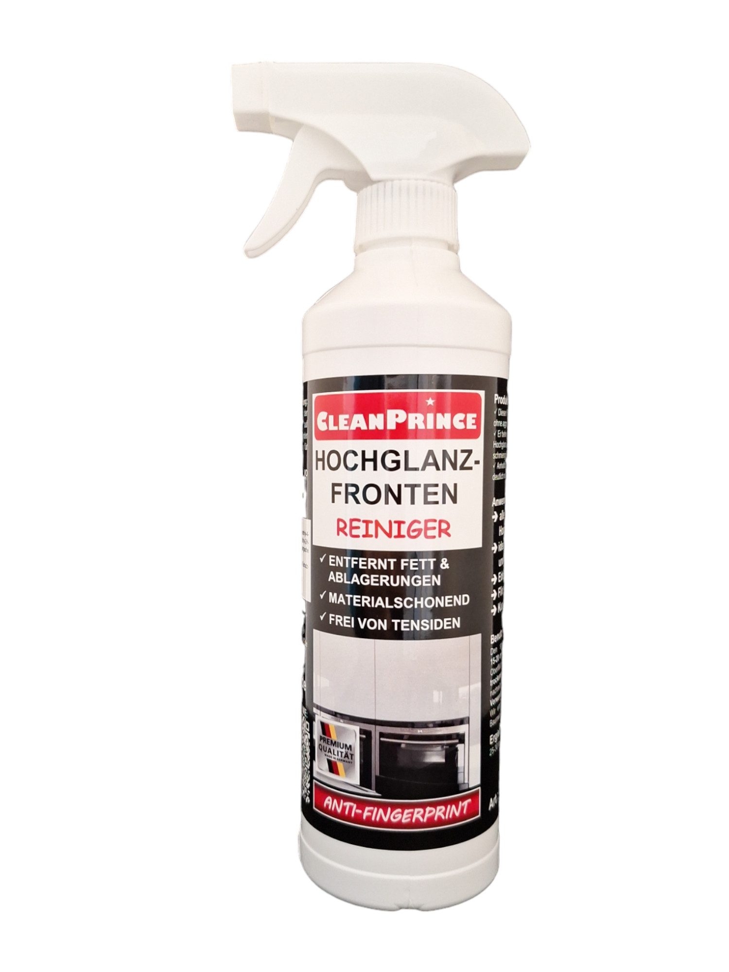 Hochglanzfronten - Reiniger für Küchen und Hochglanzmöbel Küchenreiniger