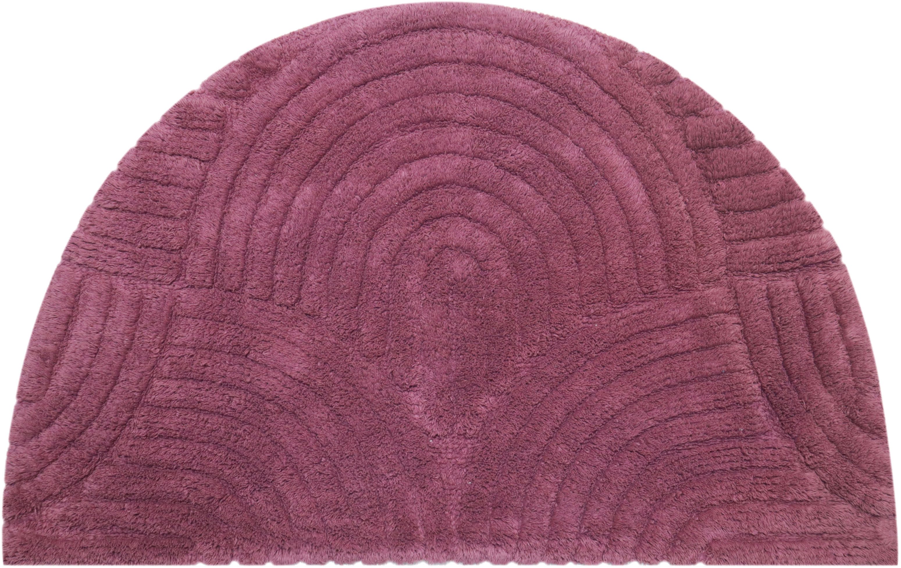 my home Badematte Juna, Badvorleger, Badezimmer Teppich, Zen, Scandi, Boho, günstig online kaufen