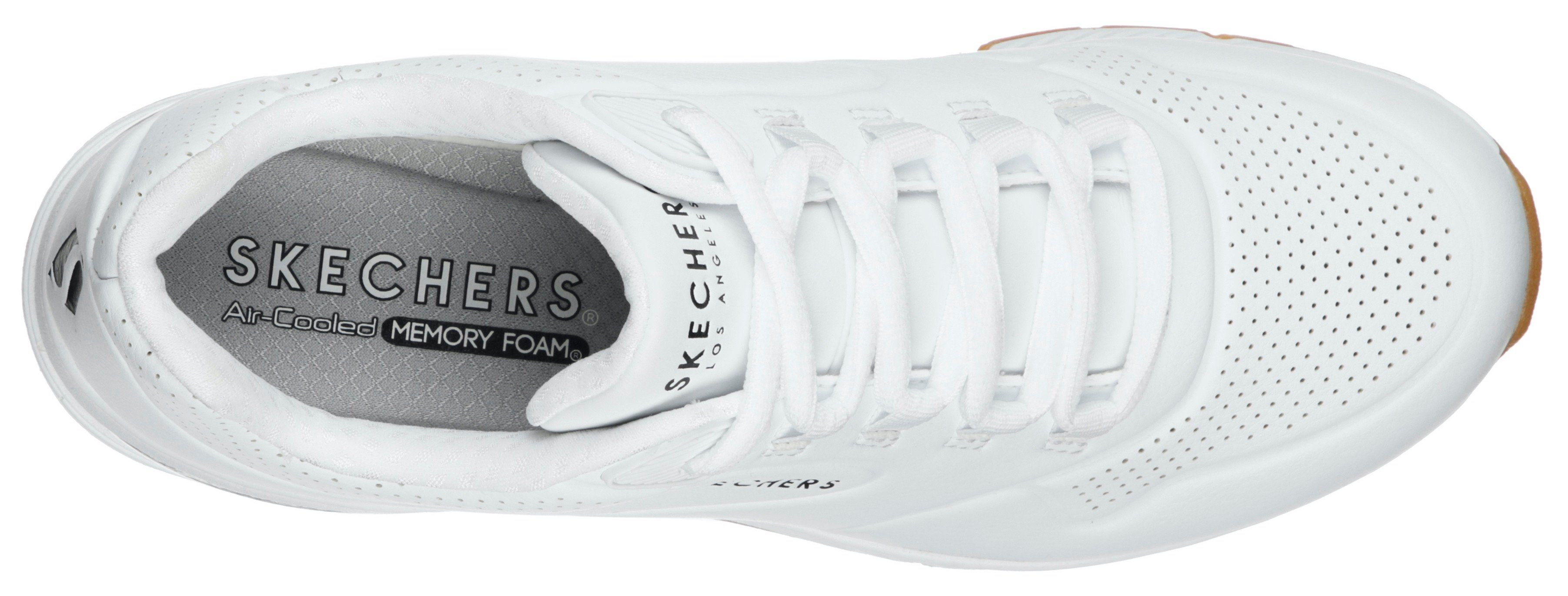 UNO AROUND weiß Skechers Skech-Air YOU Sneaker 2-AIR Luftkammern mit