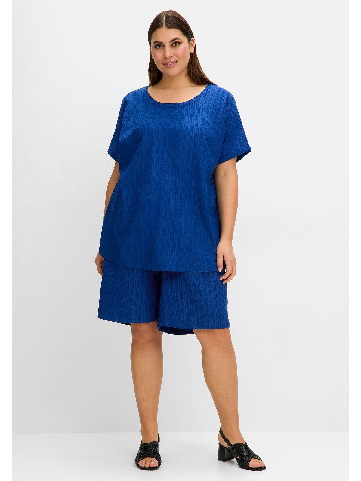 Sheego Tunika Große Größen mit dekorativem Rückenausschnitt