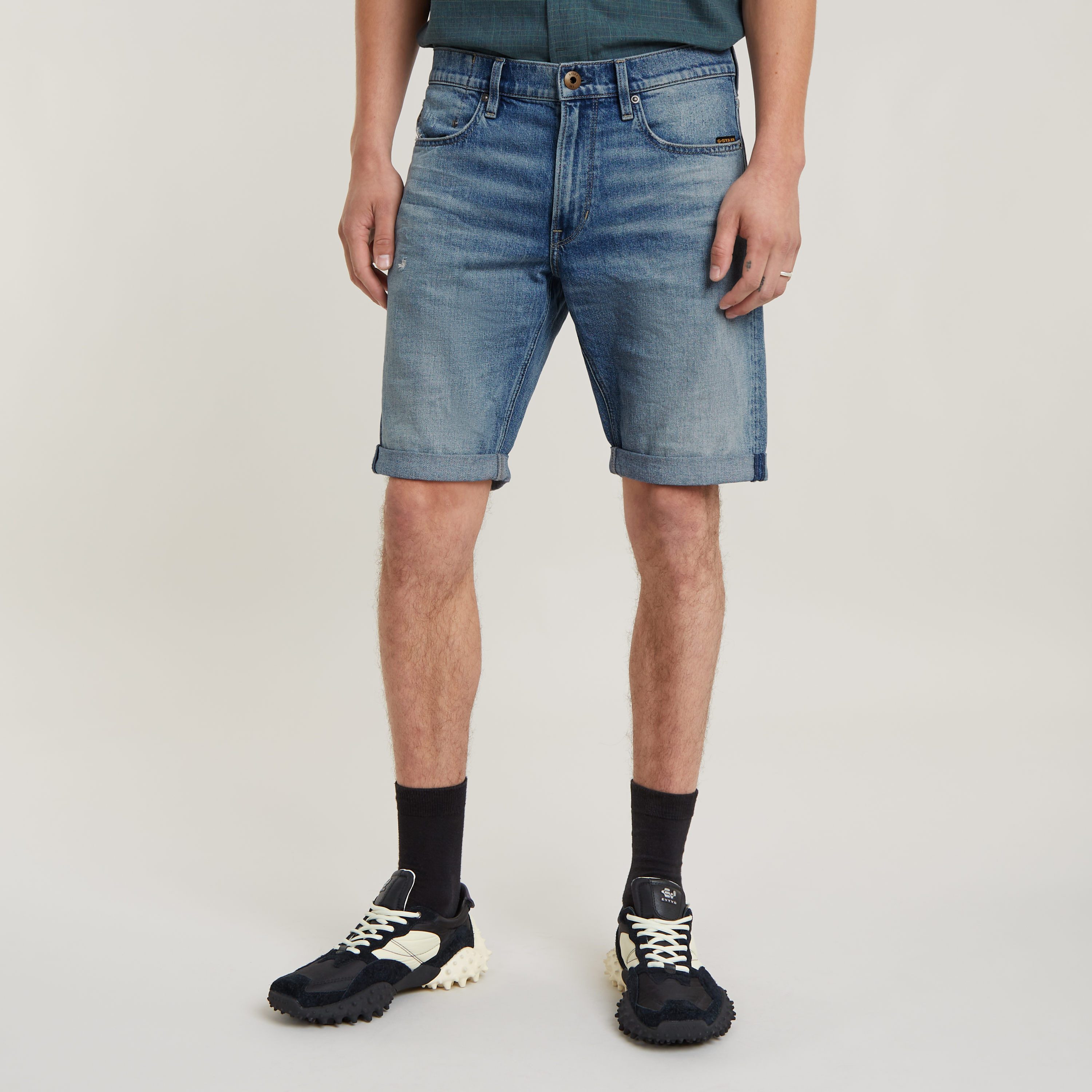 G-STAR Jeansshorts Mosa mit Umschlagsaum günstig online kaufen