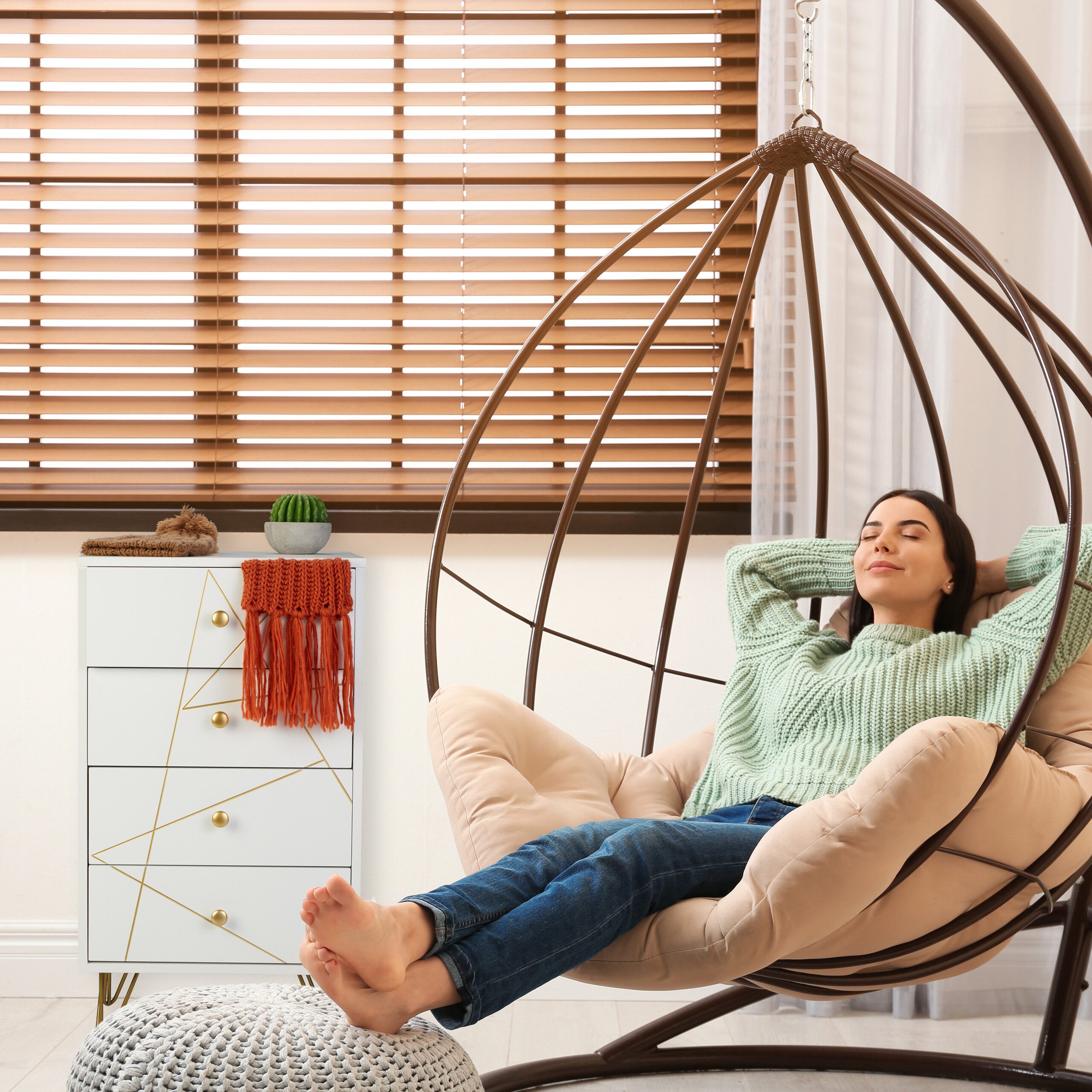 relaxdays Kommode mit 4 Schublade (1 St)