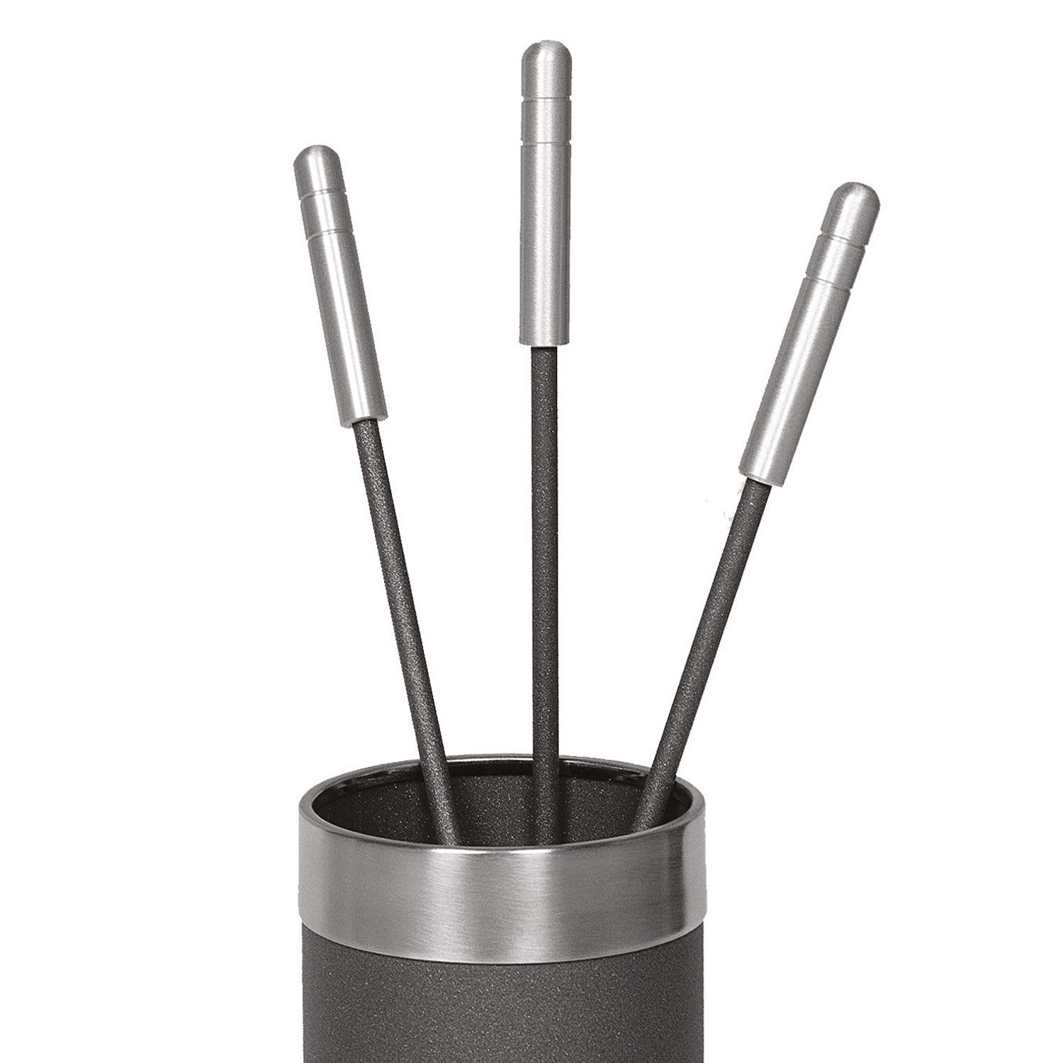 Raik Kamingarnitur Raik Kaminbesteck, 3-teilig, Edelstahl, anthrazit, 30cm