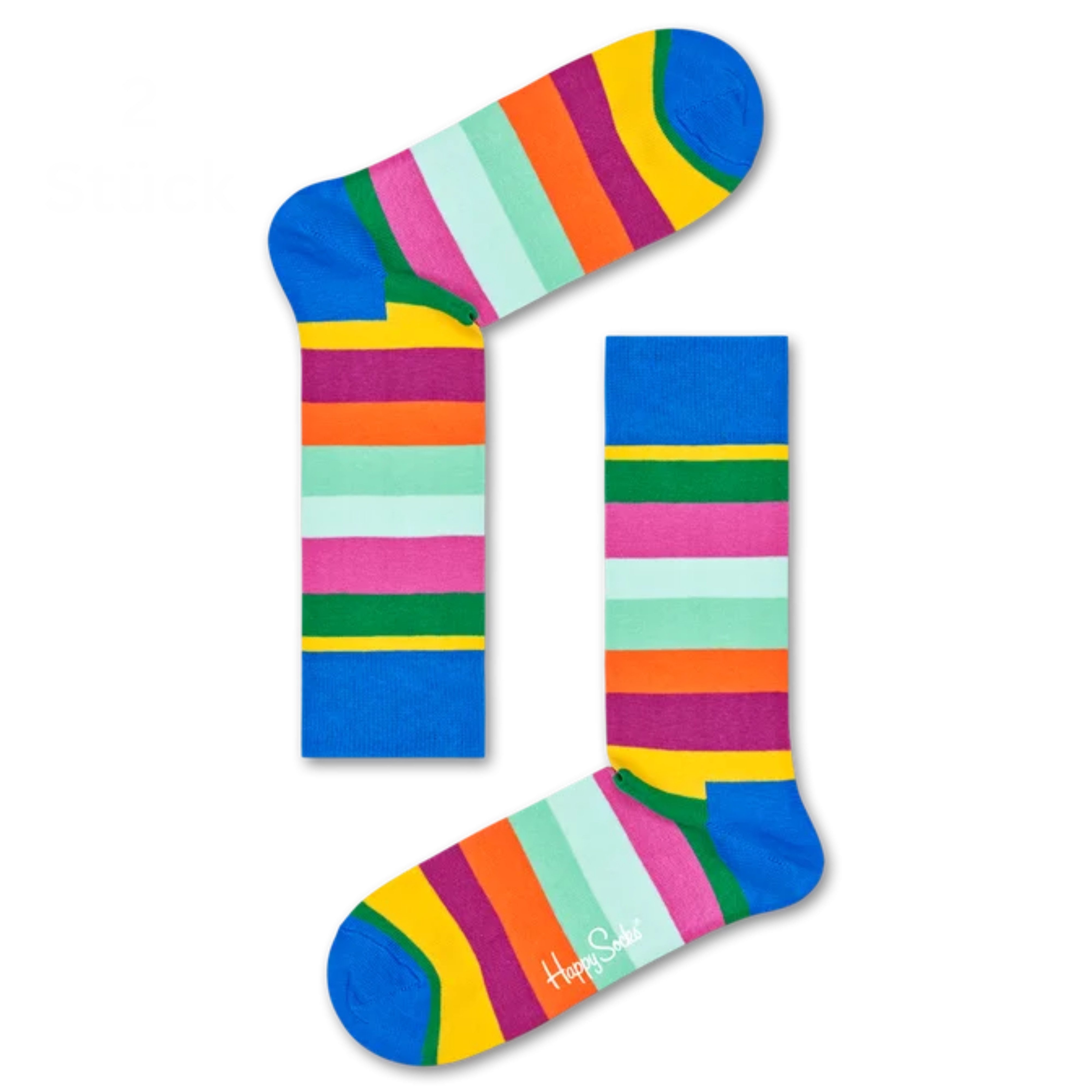 Happy Socks Freizeitsocken 2er Pack (36-40) Baumwoll Socken mit Motiv Classic Socks, Weihnachten