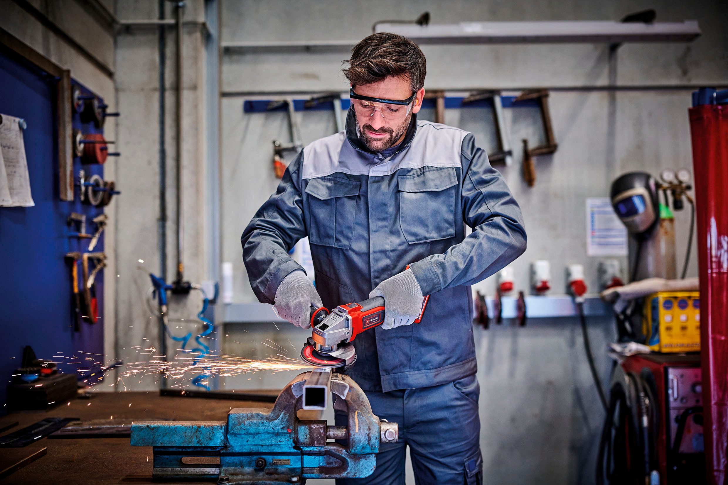 Einhell Akku-Winkelschleifer Power X-Change TE-AG 18/115 günstig online kaufen