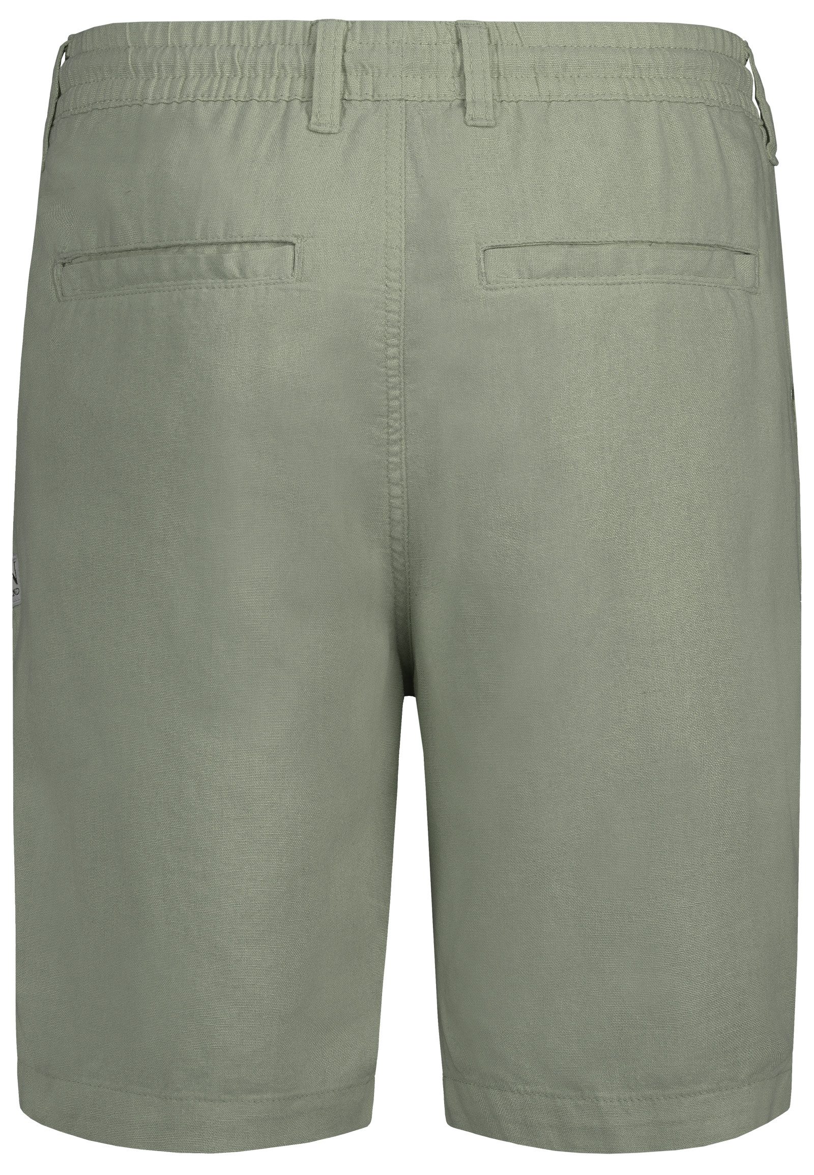 Eight2Nine Chinoshorts Leinen Chino Elastischer Bund mit Kordelzug für Herren Lyocell nachhaltig Normal Fit Einfarbig atmungsaktiv