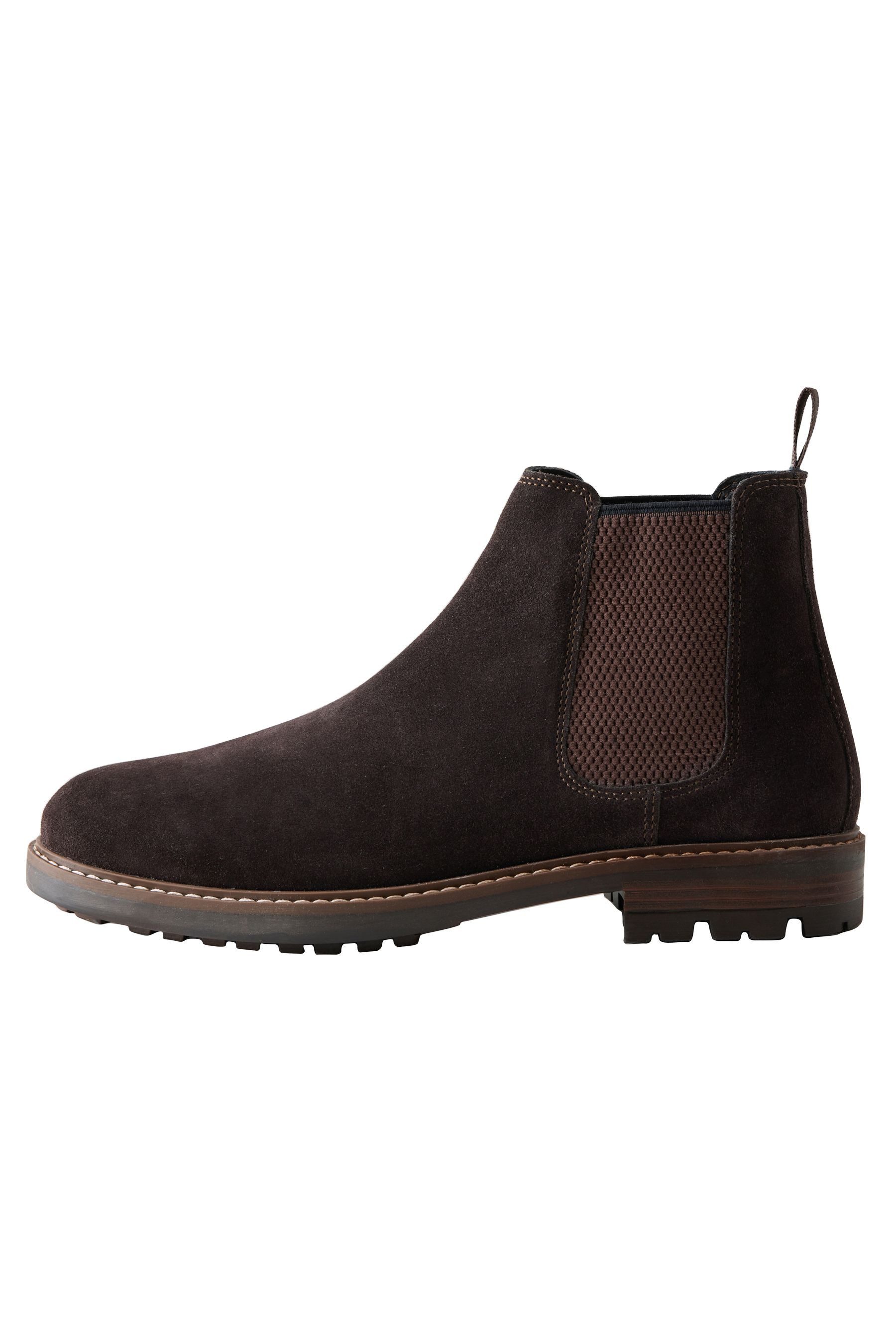 Next Stiefelette aus Veloursleder Chelseaboots