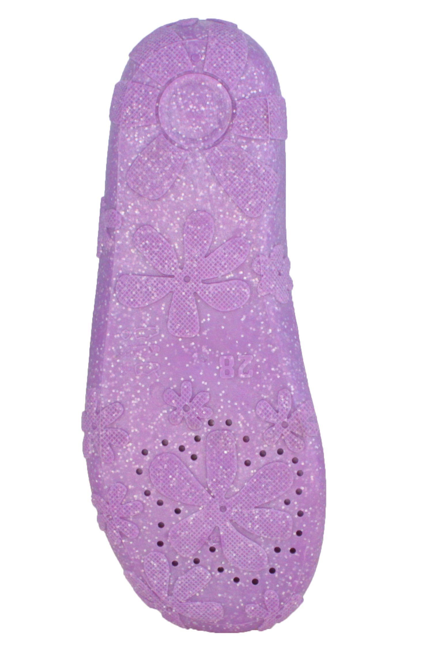 Beck Hausschuh Darling Hausschuh (Ballerina mit Klettverschluß) leichte, flexible Laufsohle; mittlere Weite