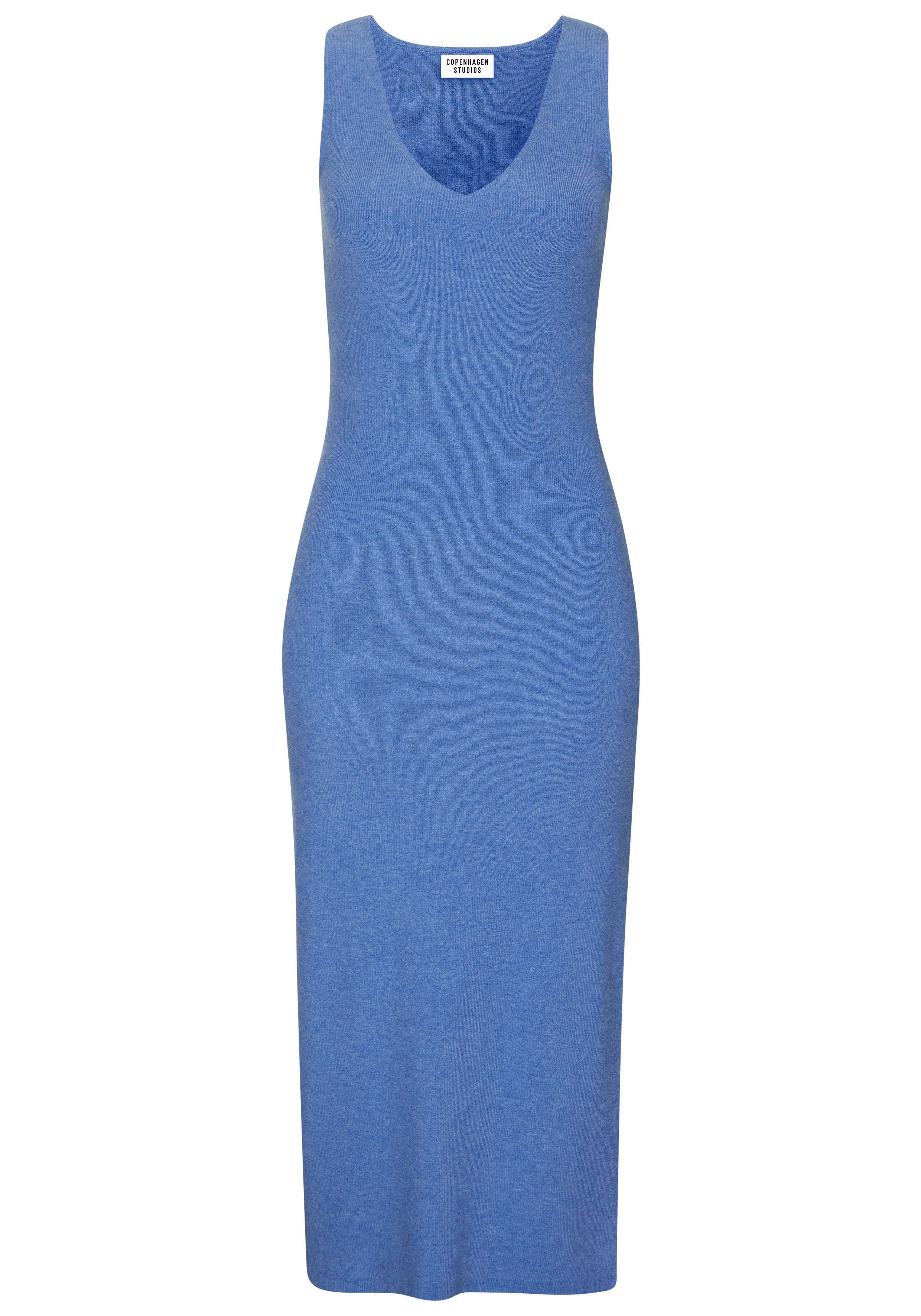 Copenhagen Studios Strickkleid aus hochwertigem Rippstrick, Loungewear günstig online kaufen