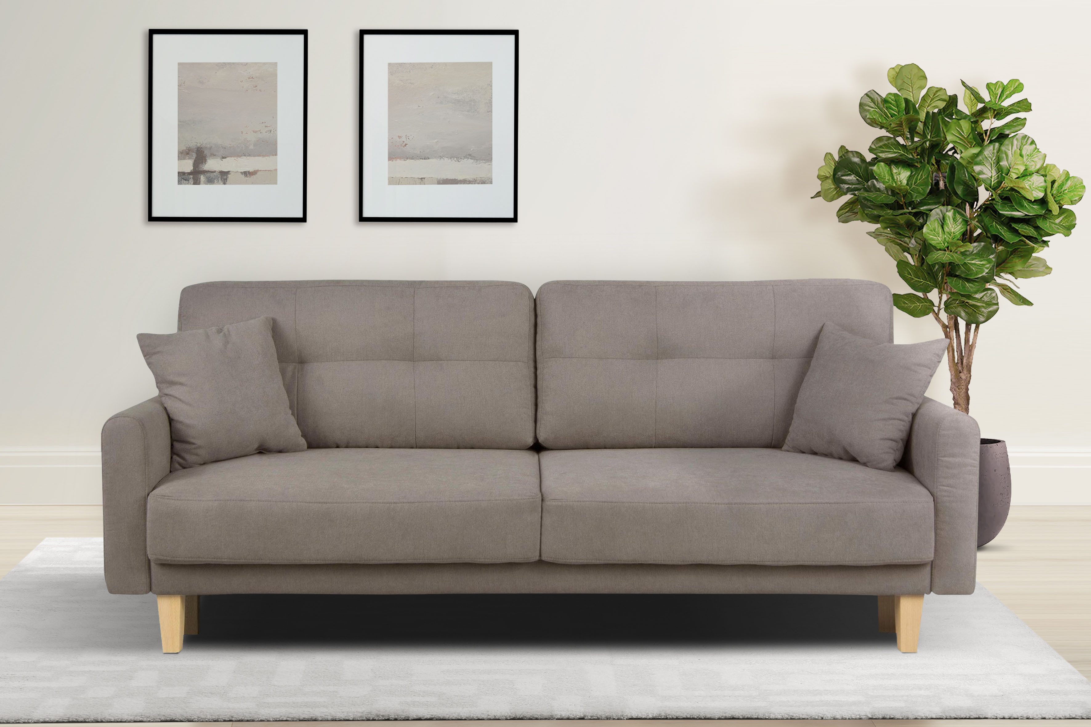 Home affaire 3-Sitzer TRIPLO optionale Schlafsofa günstig online kaufen