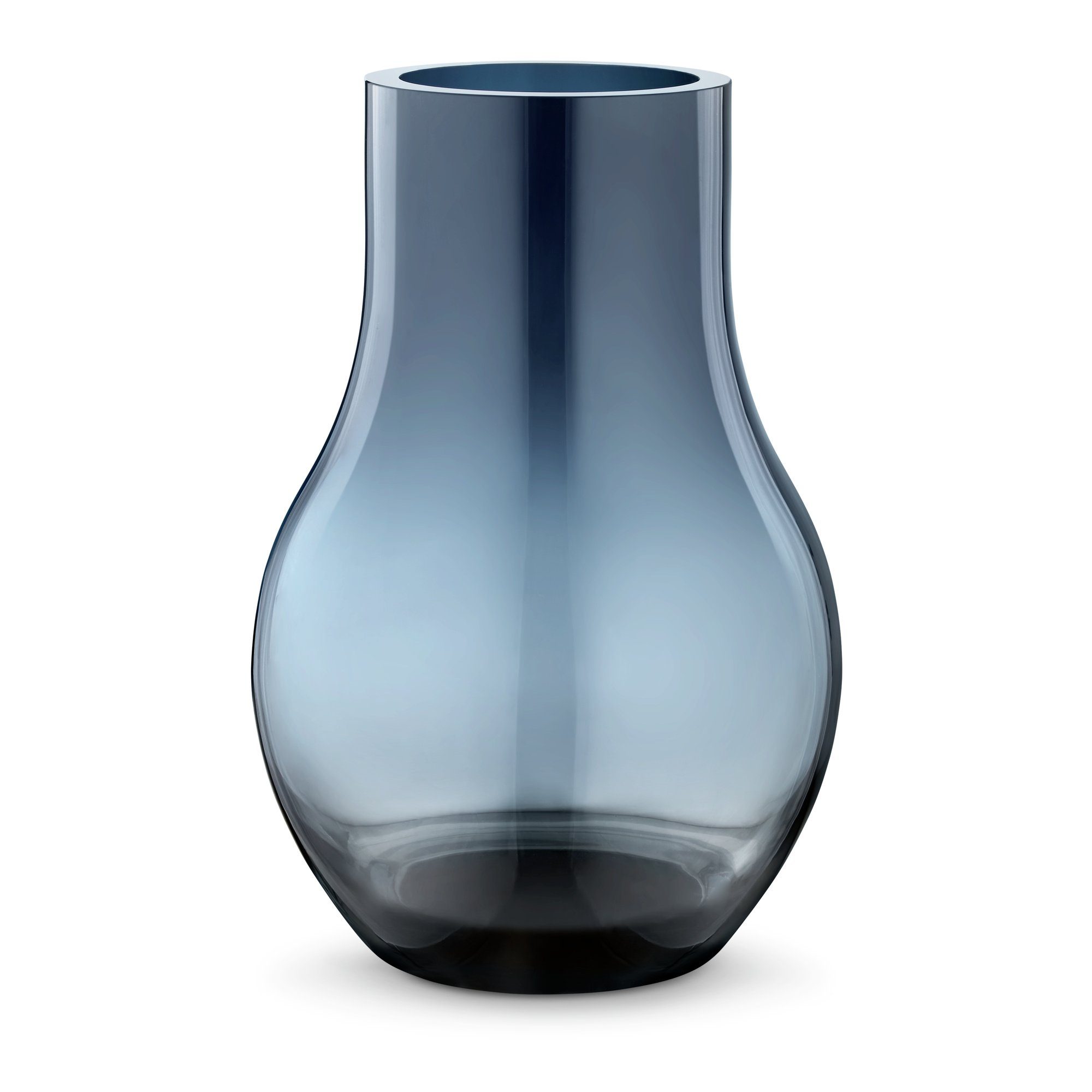 Georg Jensen Dekovase Cafu Glas Mittel