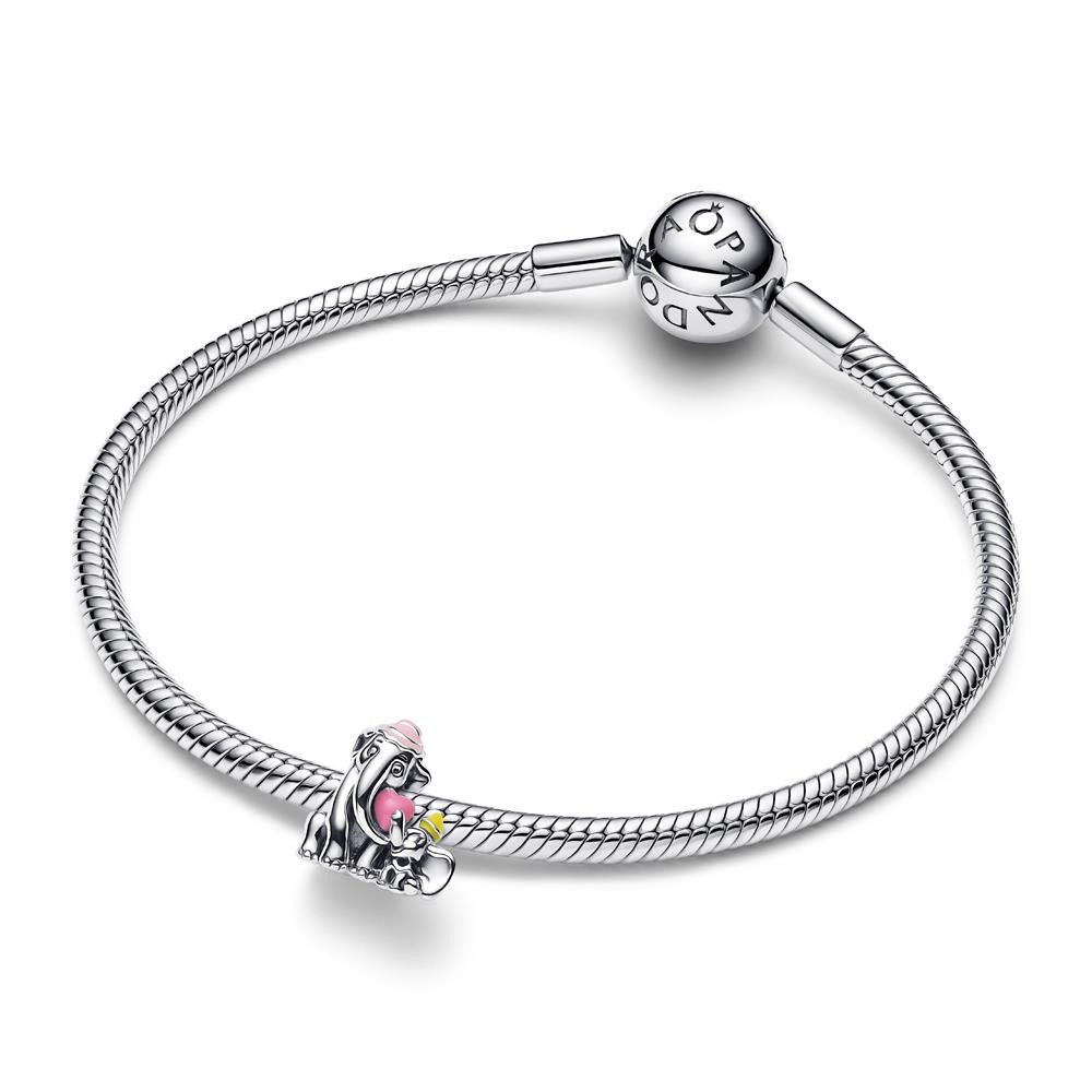Pandora Charm-Einhänger PANDORA Disney Dumbo und Mama Slide-Charm, Sterlingsilber