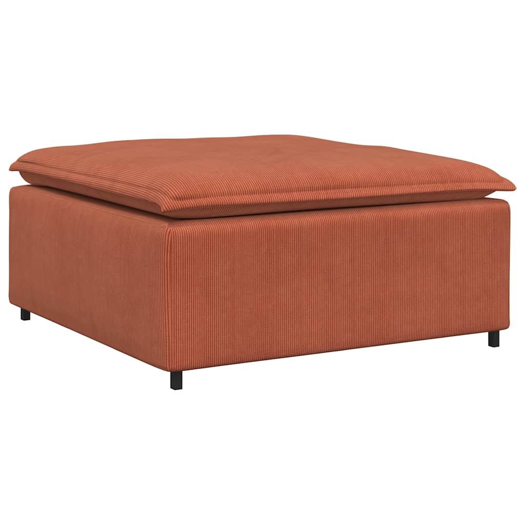 vidaXL Sofaelement Modulares Sofa Fußhocker-Modul Rot günstig online kaufen