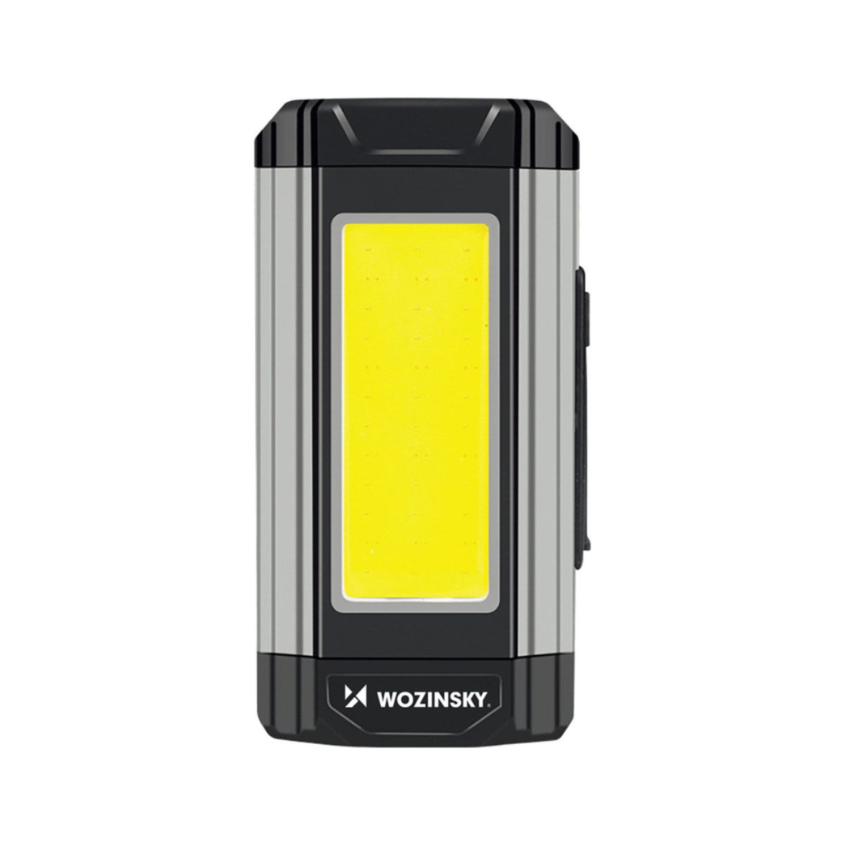 Wozinsky LED Arbeitsleuchte WLR-15W, CREE-LED, COB-LED, 1500 lm, Powerbank, Haken, Clip und rotes Blinklicht