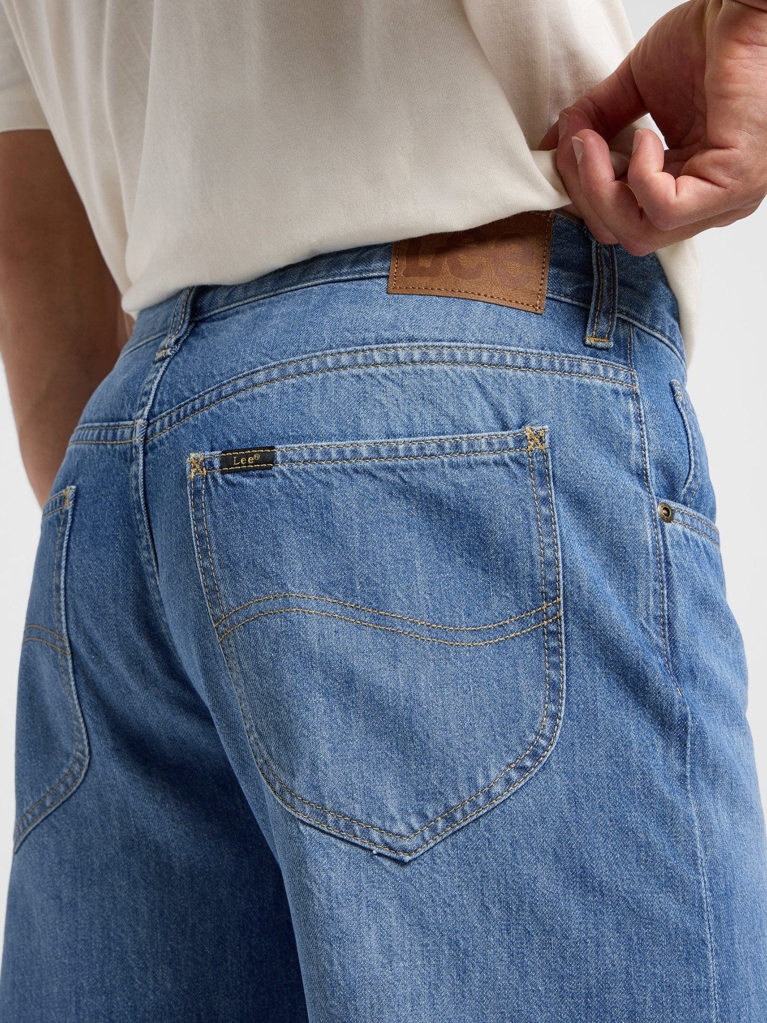 Lee® Tapered-fit-Jeans Leicht & Supersoft ohne Stretch - OSCAR ANCHORE – Bild 4 von 5