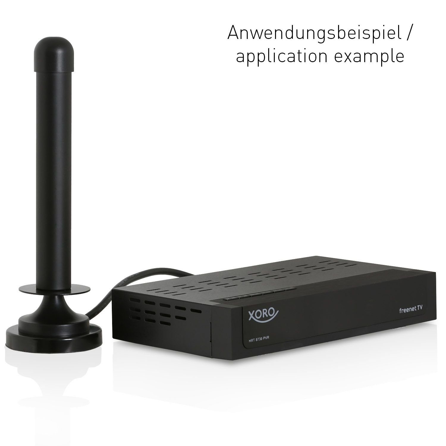 Wicked Chili DVB-T2 / DVB-T Antenne für HD Receiver (3m, 6dBi) Innenantenne (DVB-T, DVB-T2, für Innenbereich, DVBT2), Ideal für DVB-T2 / DVB-T Receiver Comag, Crypto, Digitalbox, Edision