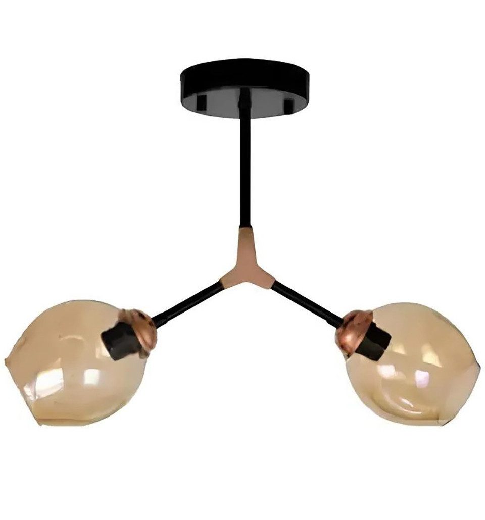Xlmoebel Deckenleuchte Moderne Deckenlichter Prunkleuchte Deckenstrahler Glas in Gold, Keine Funktionen, Hergestellt in Europa