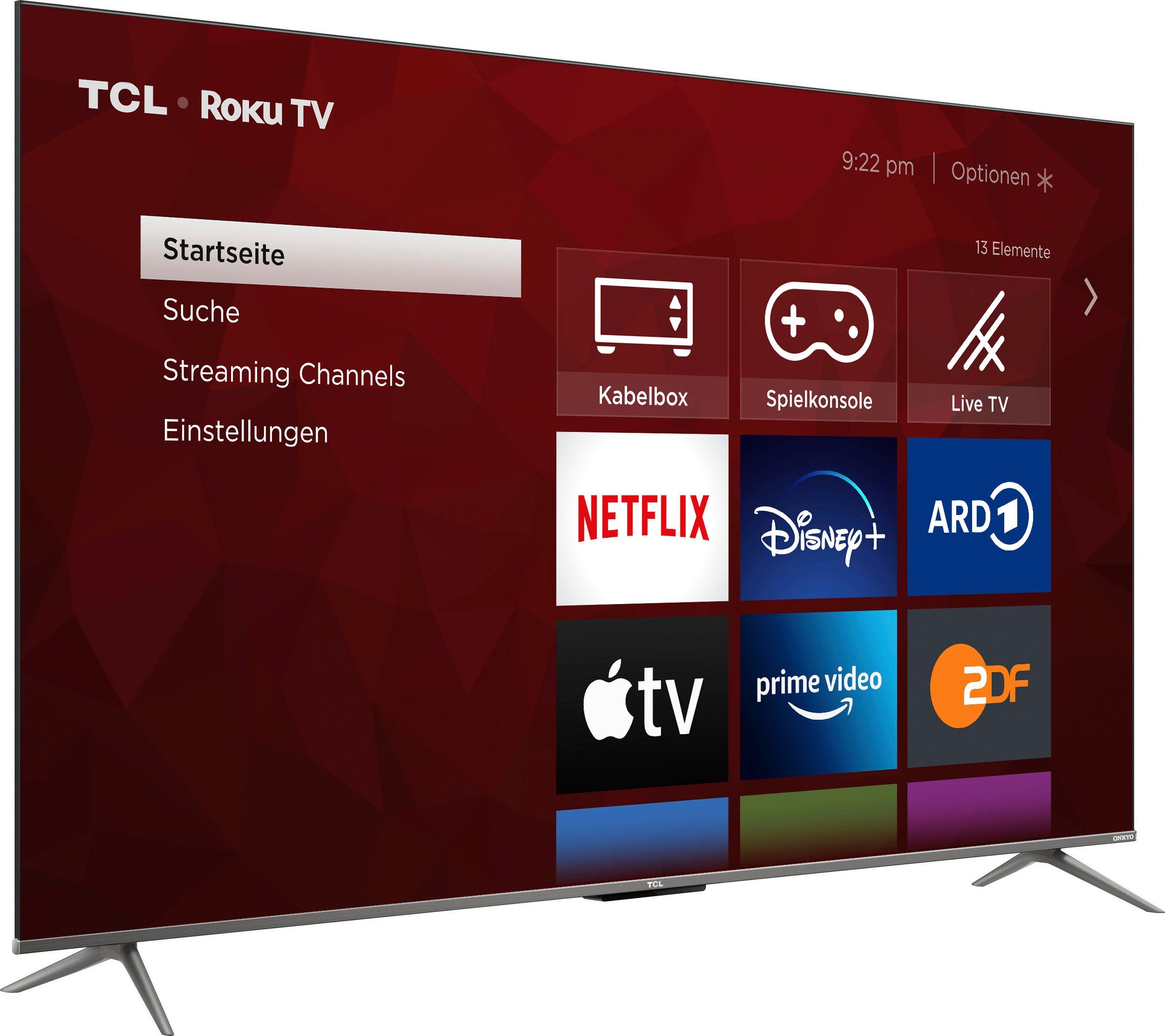 Game TV, Roku Dolby HDMI Ultra (164 cm/65 LED-Fernseher HD, TCL Smart-TV, Master, 2.1) Zoll, HDR10, Vision, 65RP630X1 HDR, 4K