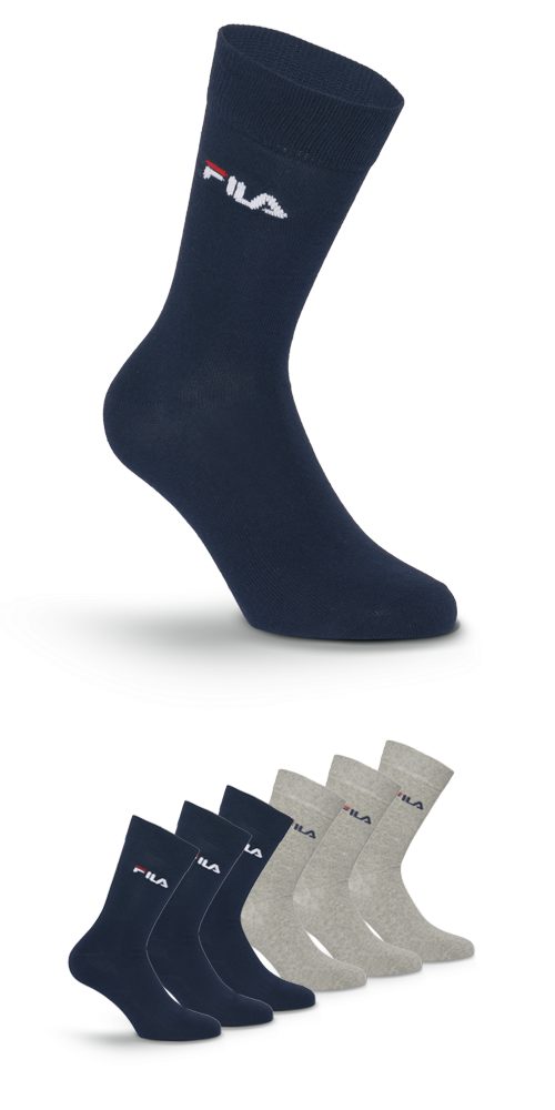 Fila Businesssocken UNISEX LIFESTYLE PLAIN SOCKS (6-Paar) mit eingestrickem günstig online kaufen