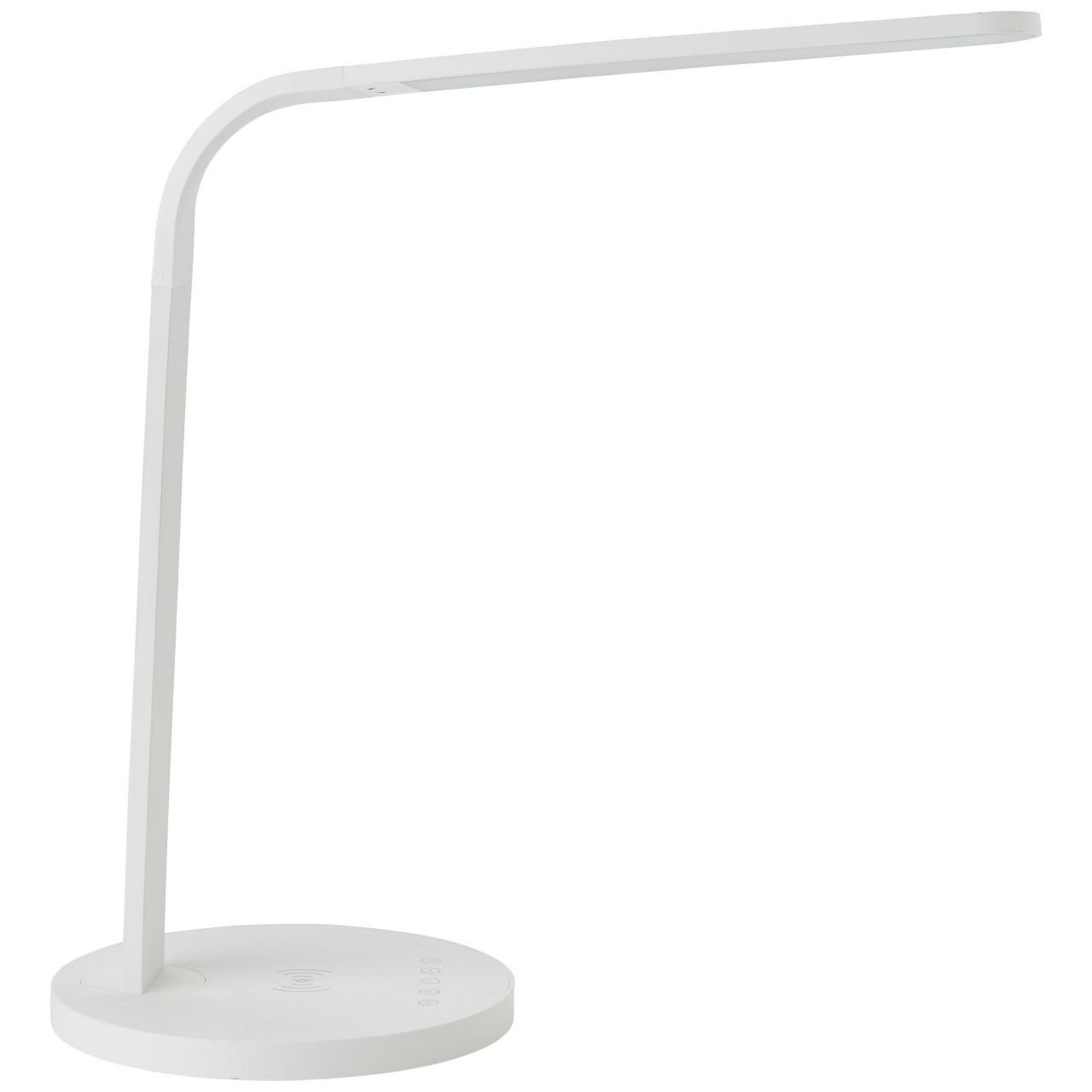 Brilliant Tischleuchte Idelle, 2900-5300K, 1x Lampe, LED Idelle i LED Tischleuchte weiß, Induktionsladeschale mit