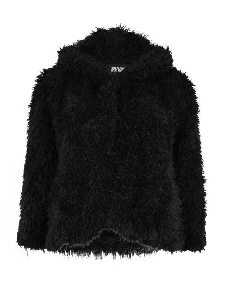 Urban Classics Curvy Fellimitatjacke »Hooded Teddy Jacket« Urban Classics Curvy Fellimitatjacke »Hooded Teddy Jacket«
