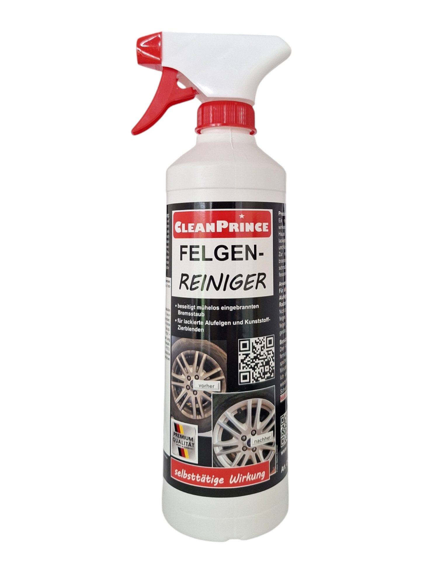 Felgenreiniger gebrauchsfertig, selbsttätig mega stark Felgenreiniger