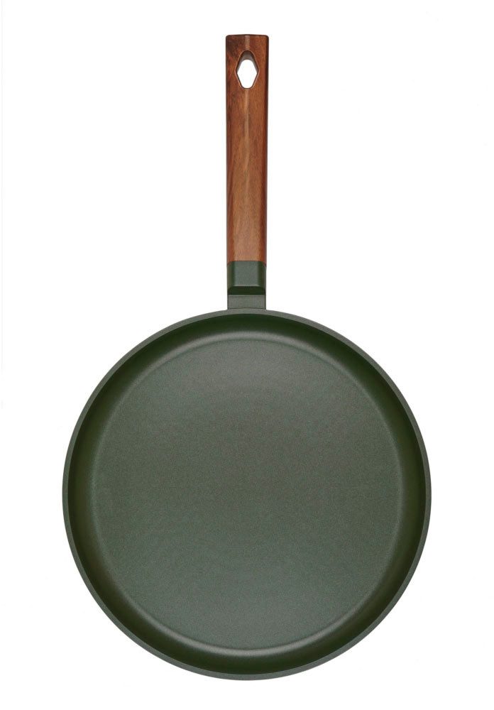RESTO Kitchenware Crêpepfanne Sadr, Pfankuchenpfanne langlebig und spülmaschinenfest, Aluminiumguss (1-tlg), Innere Queenhome-Antihaftbeschichtung für mehr Widerstandsfähigkeit