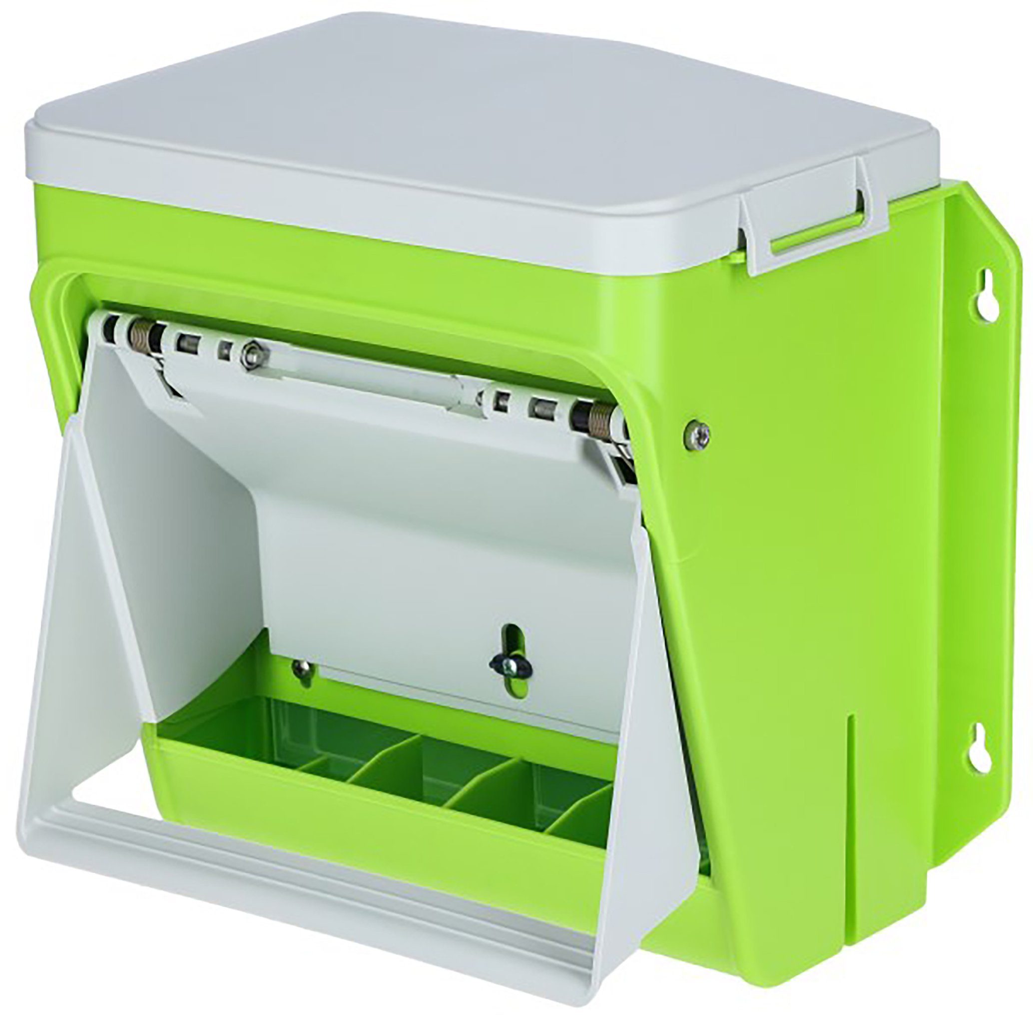 Kerbl Vogeltränke SmartCoop Futterautomat, mit Schutzklappe, 7,5 kg