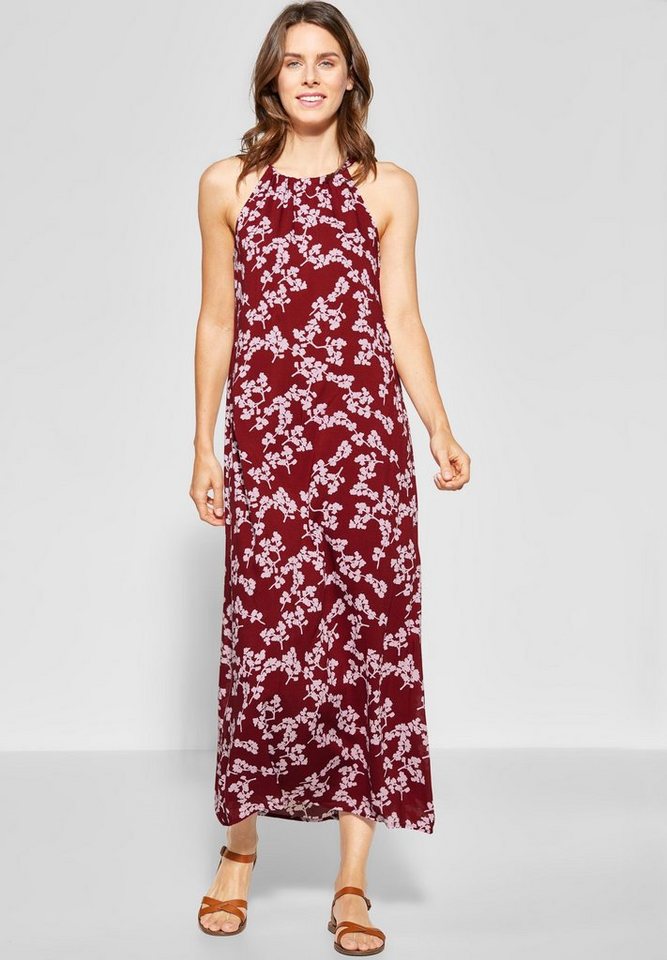 STREET ONE Neckholderkleid mit allover Blumenprint STREET ONE Neckholderkleid mit allover Blumenprint