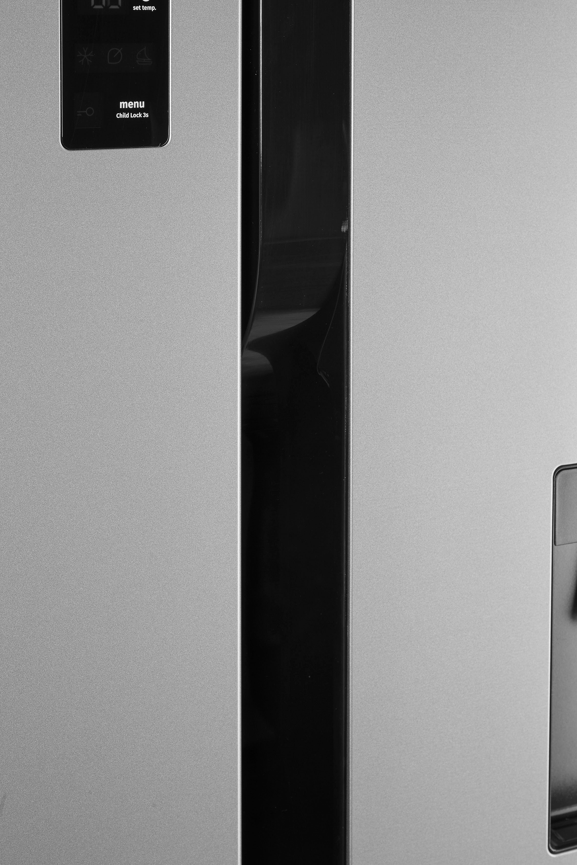 GORENJE Side-by-Side NS9FSWD, 178,6 cm breit 91 edelstahl cm hoch