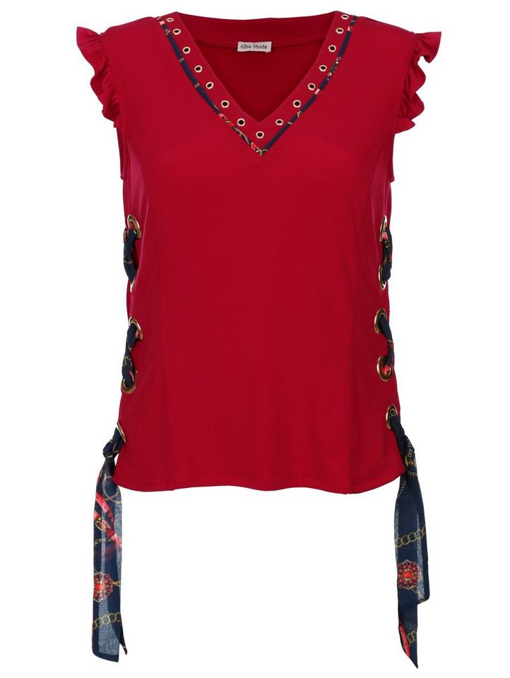 Alba Moda Strandtop mit Schleifenbändern Alba Moda Strandtop mit Schleifenbändern