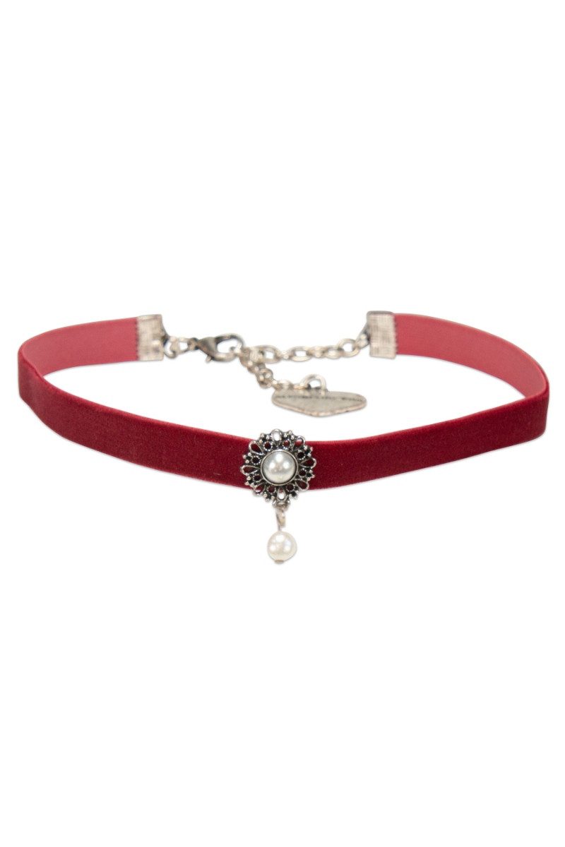 Alpenflüstern Kette mit Anhänger Kropfband - PERLENBLÜTE -