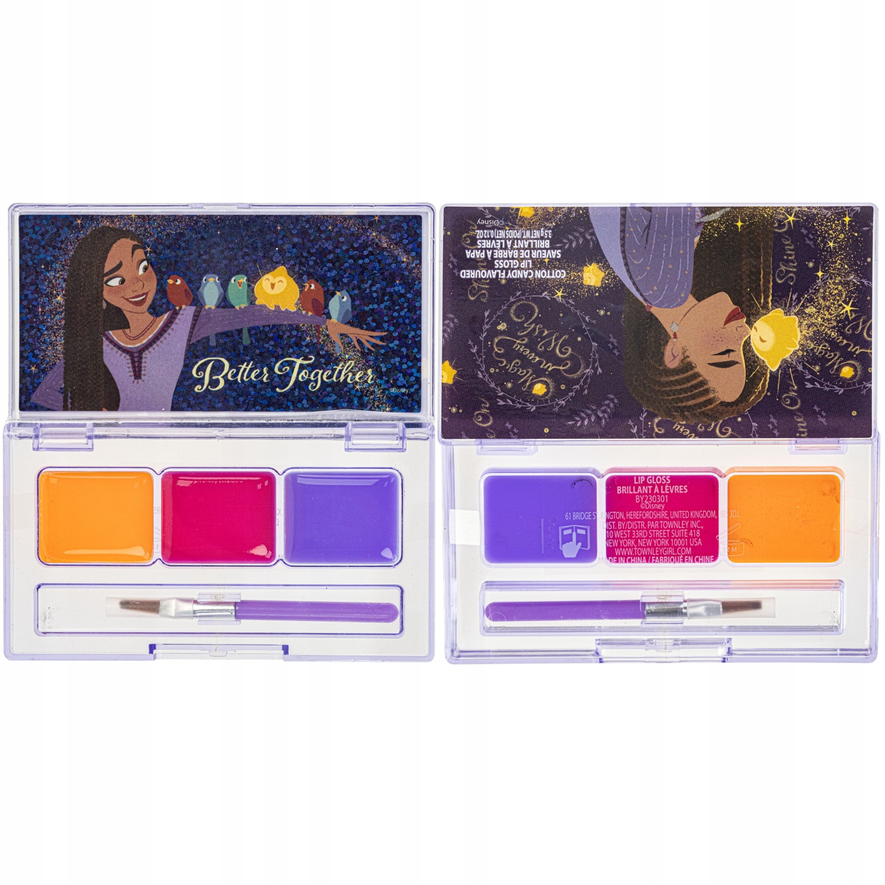 Disney Kosmetik-Set Disney Wish Kosmetik & Haar-Set für Kinder + Tasche + GRATIS!, 10-tlg.