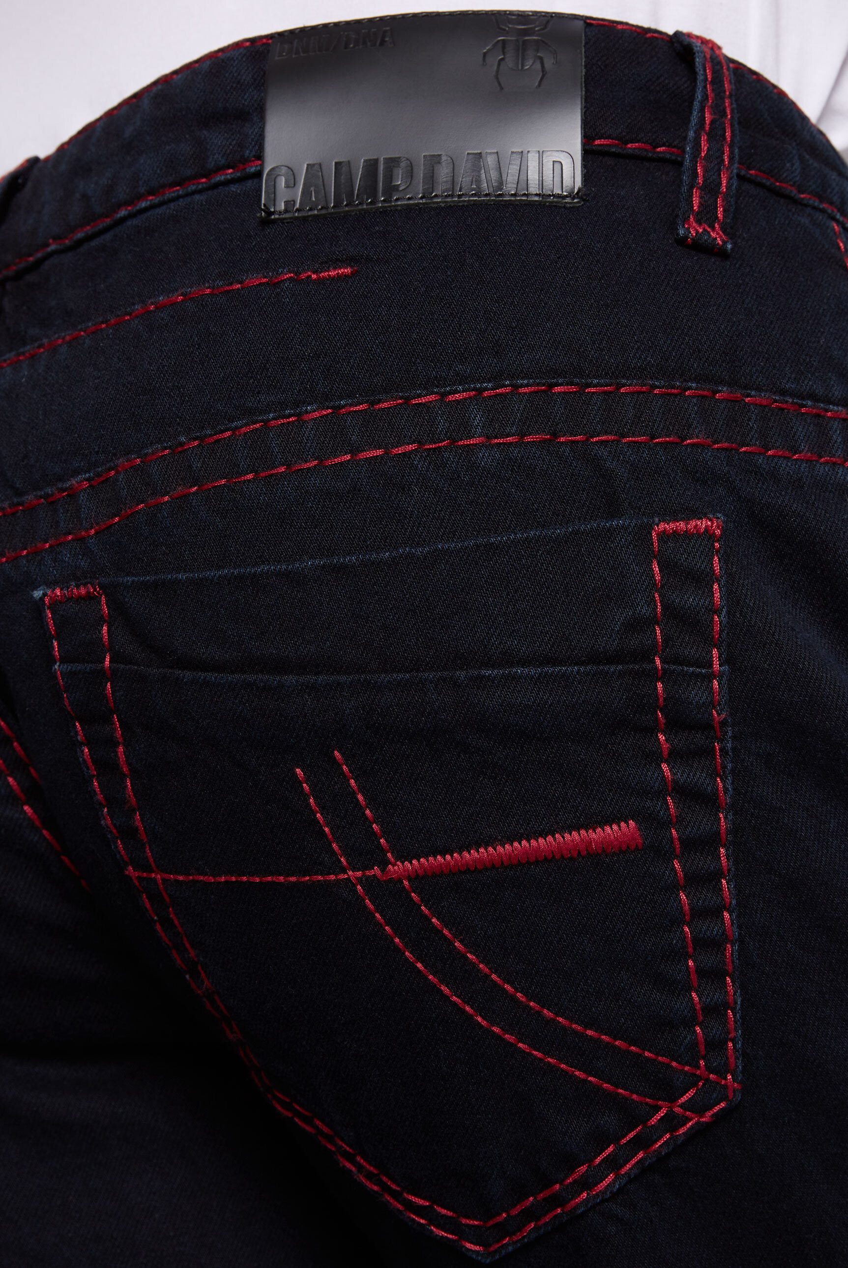 CAMP DAVID Comfort-fit-Jeans mit zwei Leibhöhen