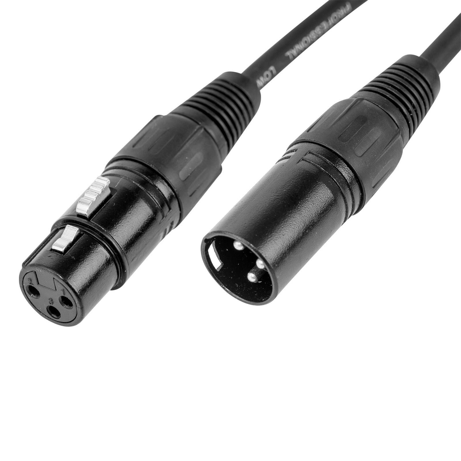 Cascha Mikrofonkabel XLR/m - XLR/f Länge: 6 m HH2088 Audio-Kabel
