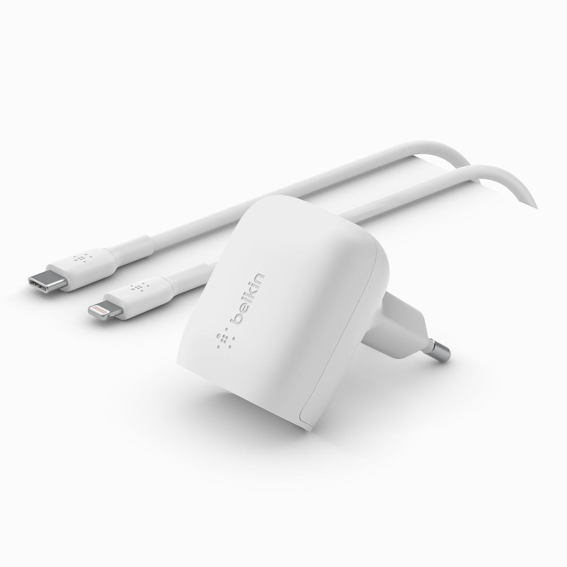 Belkin Dual 20W USB-C Ladegerät inkl. Lightning USB-Ladegerät