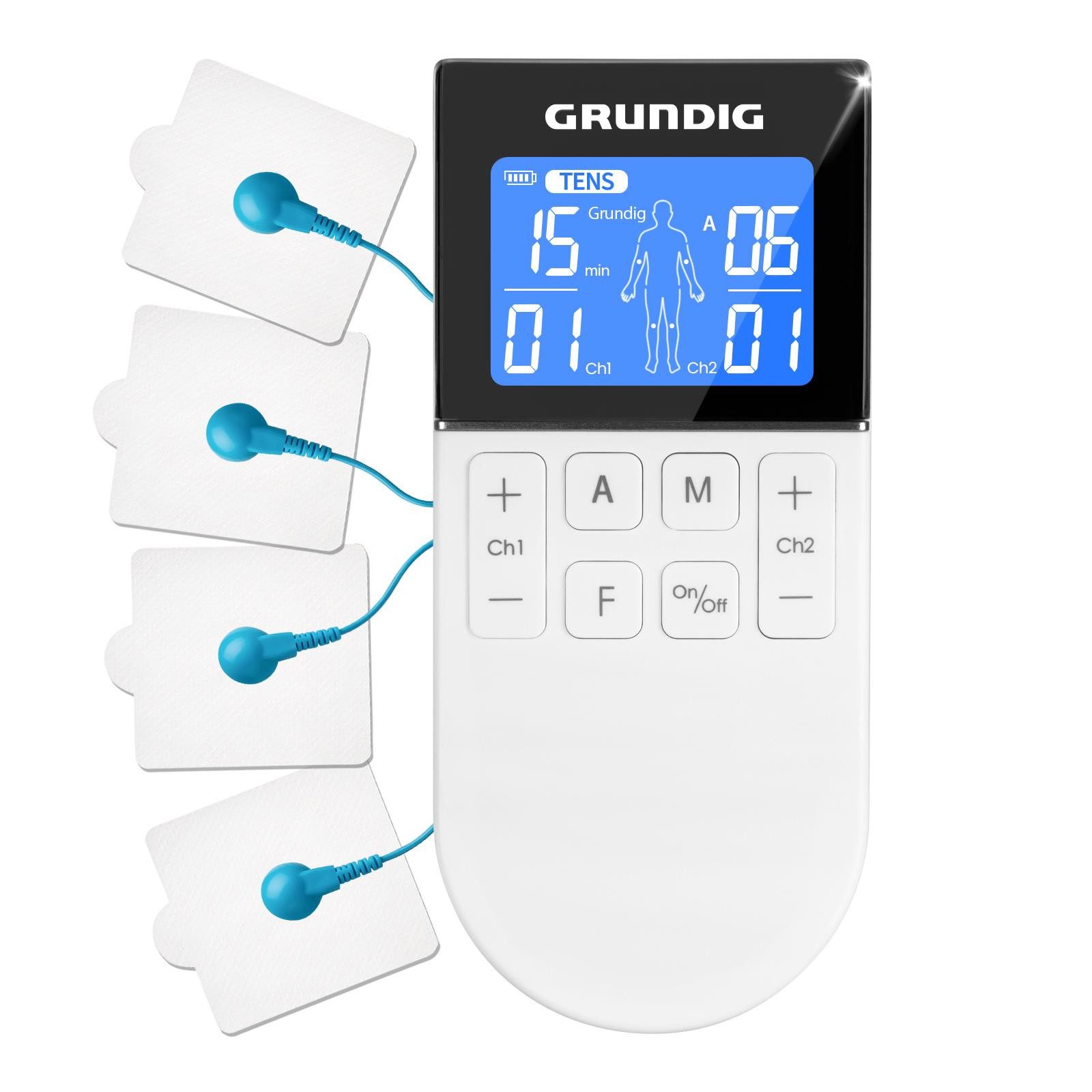 Grundig TENS-EMS-Gerät Tens-Gerät Schmerztherapie Reizstrom Gerät ...