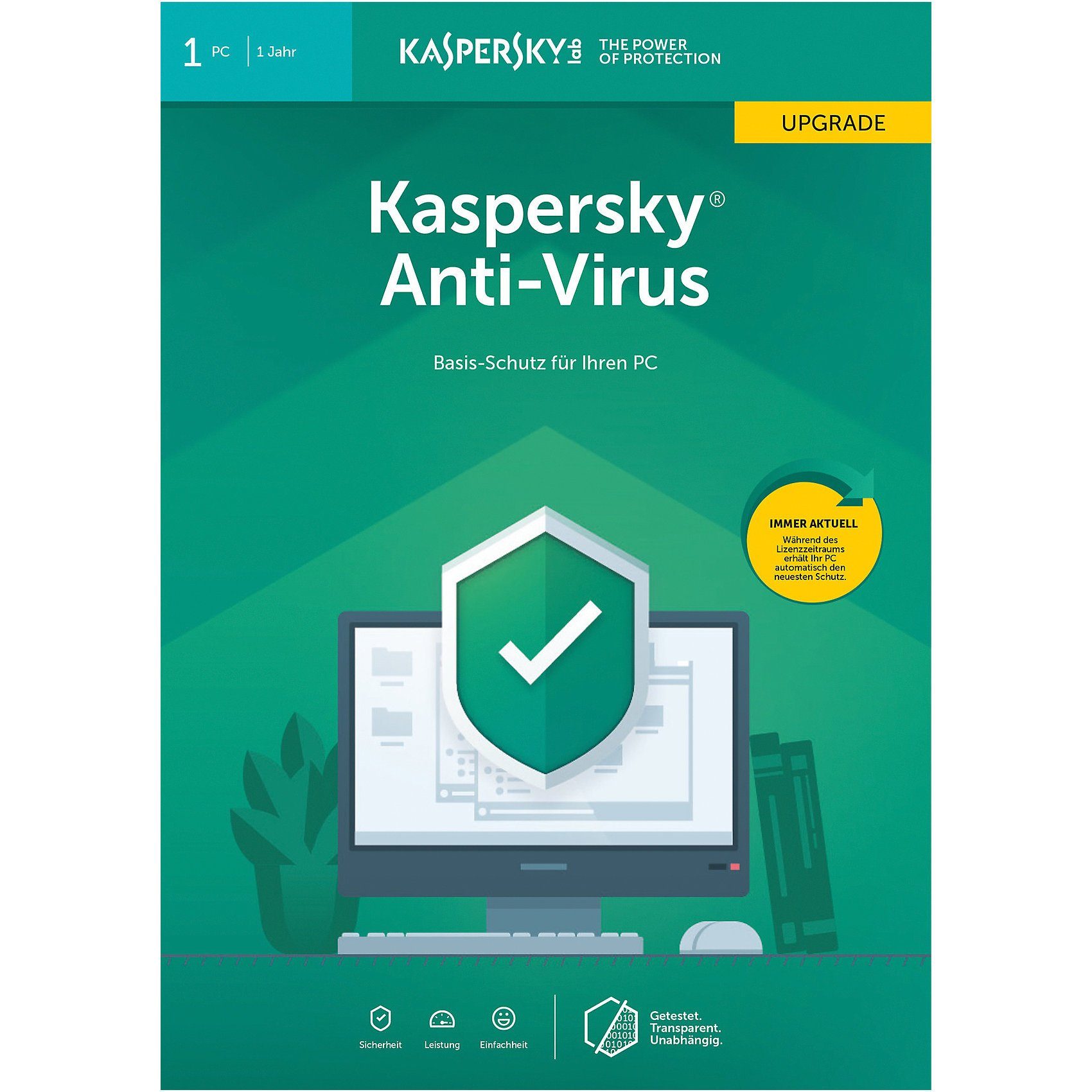 PC Kaspersky Anti Virus 2019 UPGRADE Download Code 