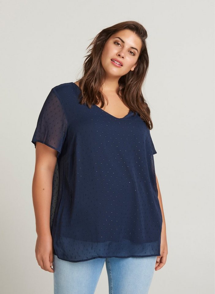 Zizzi Chiffonbluse Zizzi Chiffonbluse