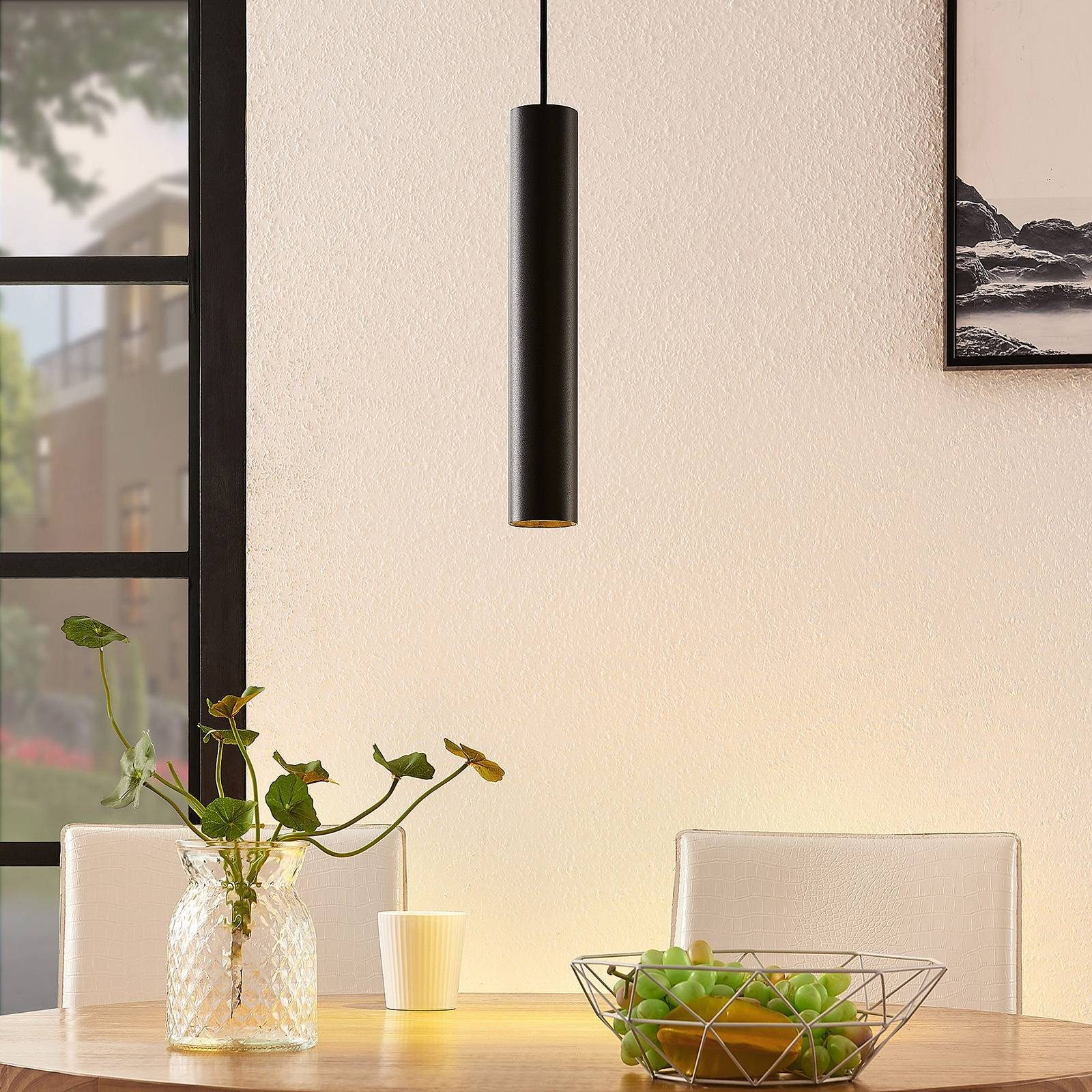 Arcchio Hängeleuchte Ejona, Metall, Schwarz IP20, 1 x 8 W LED